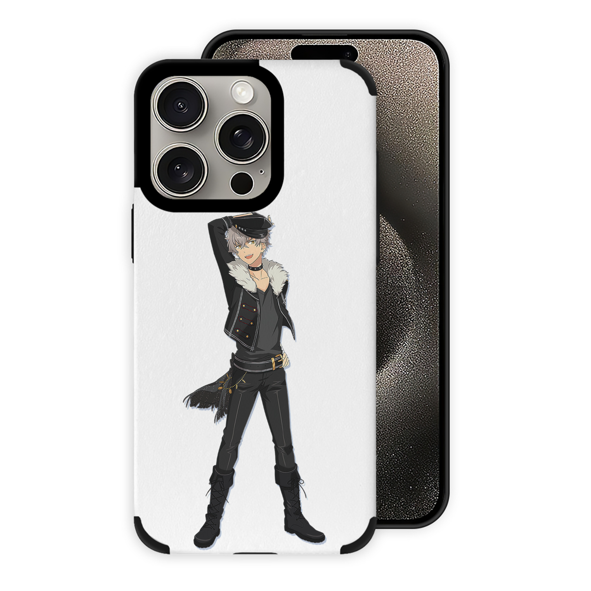 （画像用） あんさんぶるスターズ! Ensemble Stars 【iPhone15ProMax対応】 PUレザー スマホケース 耐衝撃＆黄変防止