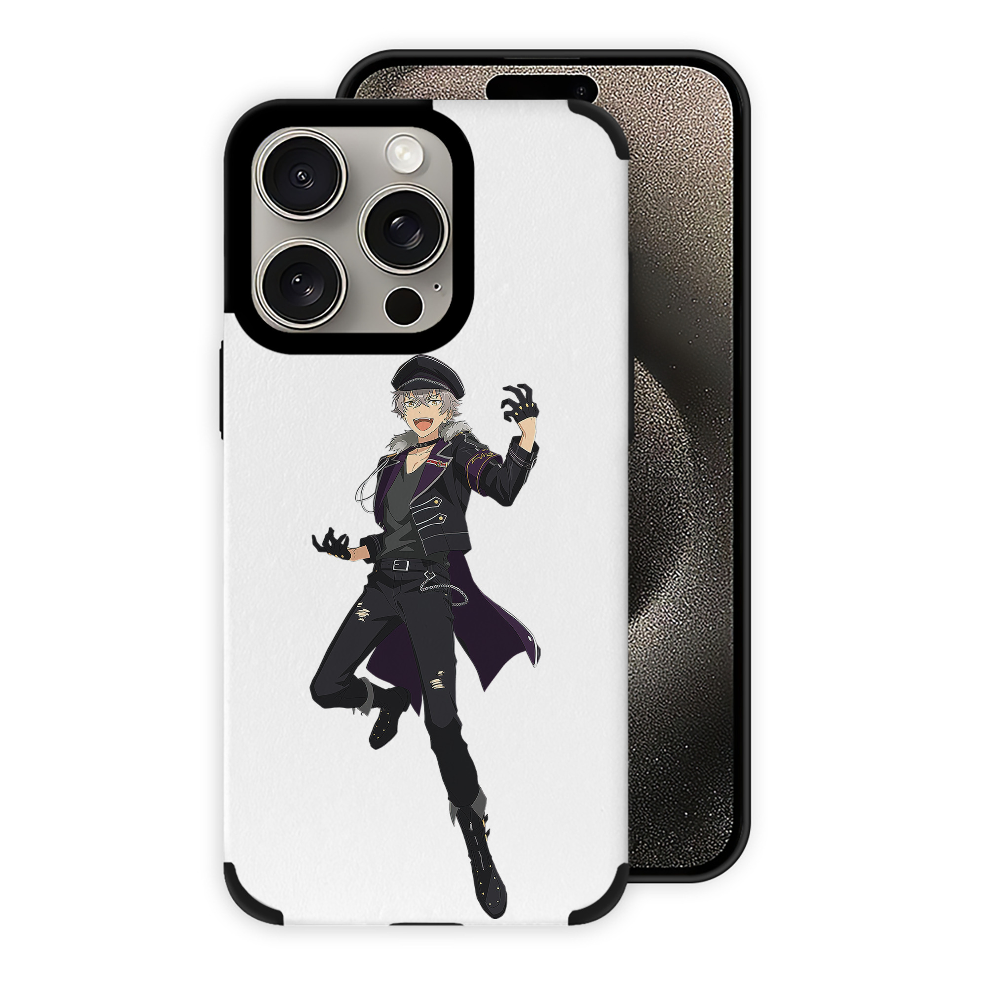 （画像用） あんさんぶるスターズ! Ensemble Stars 【iPhone15ProMax対応】 PUレザー スマホケース 耐衝撃＆黄変防止