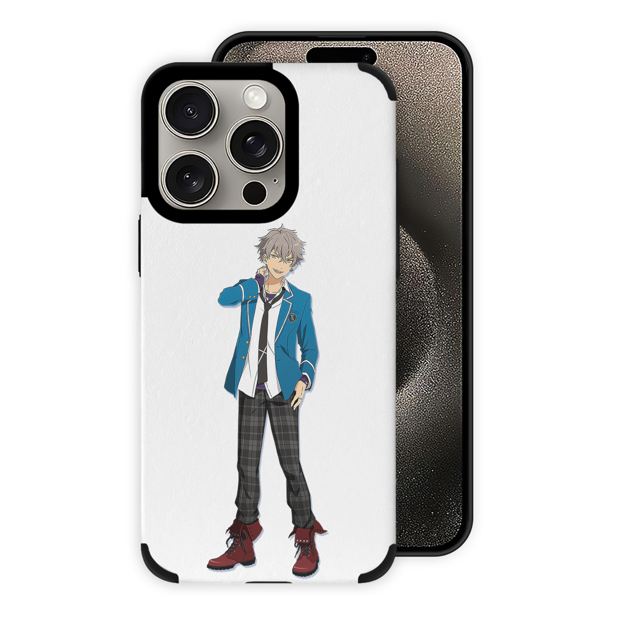 （画像用） あんさんぶるスターズ! Ensemble Stars 【iPhone15ProMax対応】 PUレザー スマホケース 耐衝撃＆黄変防止