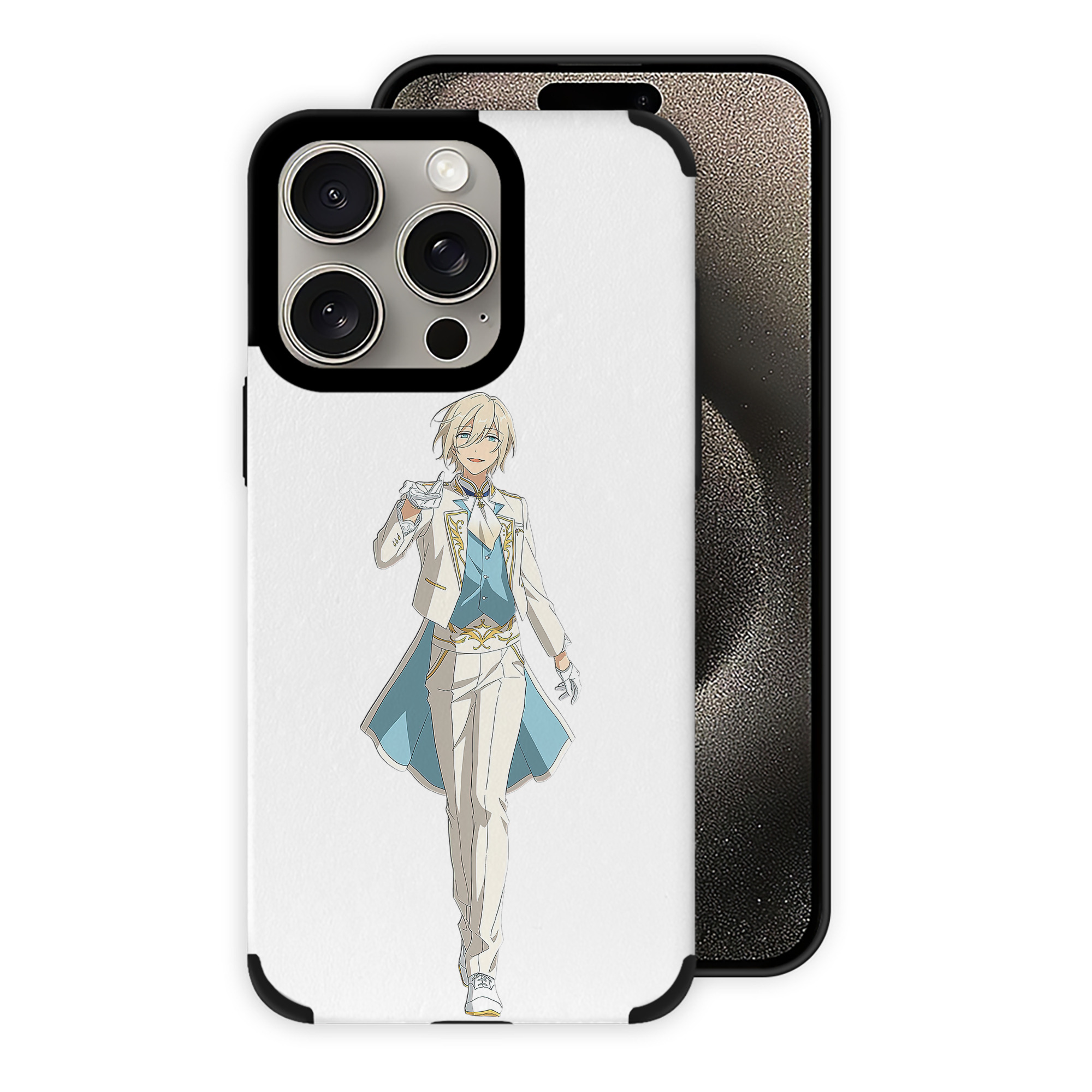 （画像用） あんさんぶるスターズ! Ensemble Stars 【iPhone15ProMax対応】 PUレザー スマホケース 耐衝撃＆黄変防止
