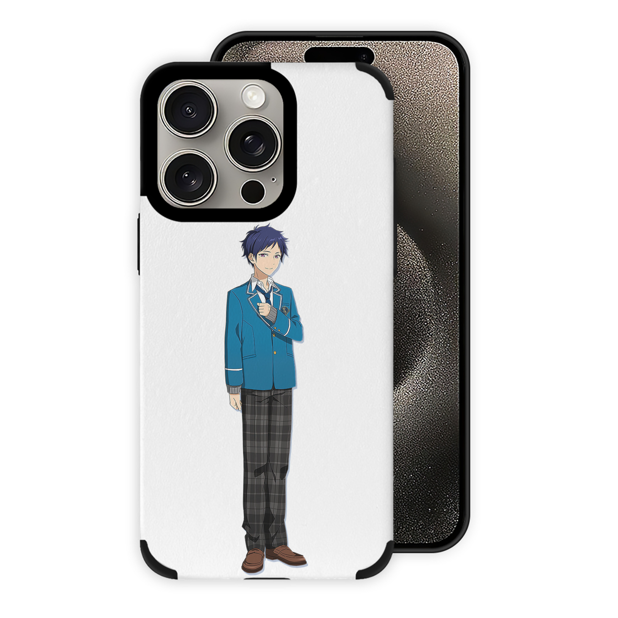 （画像用） あんさんぶるスターズ! Ensemble Stars 【iPhone15ProMax対応】 PUレザー スマホケース 耐衝撃＆黄変防止