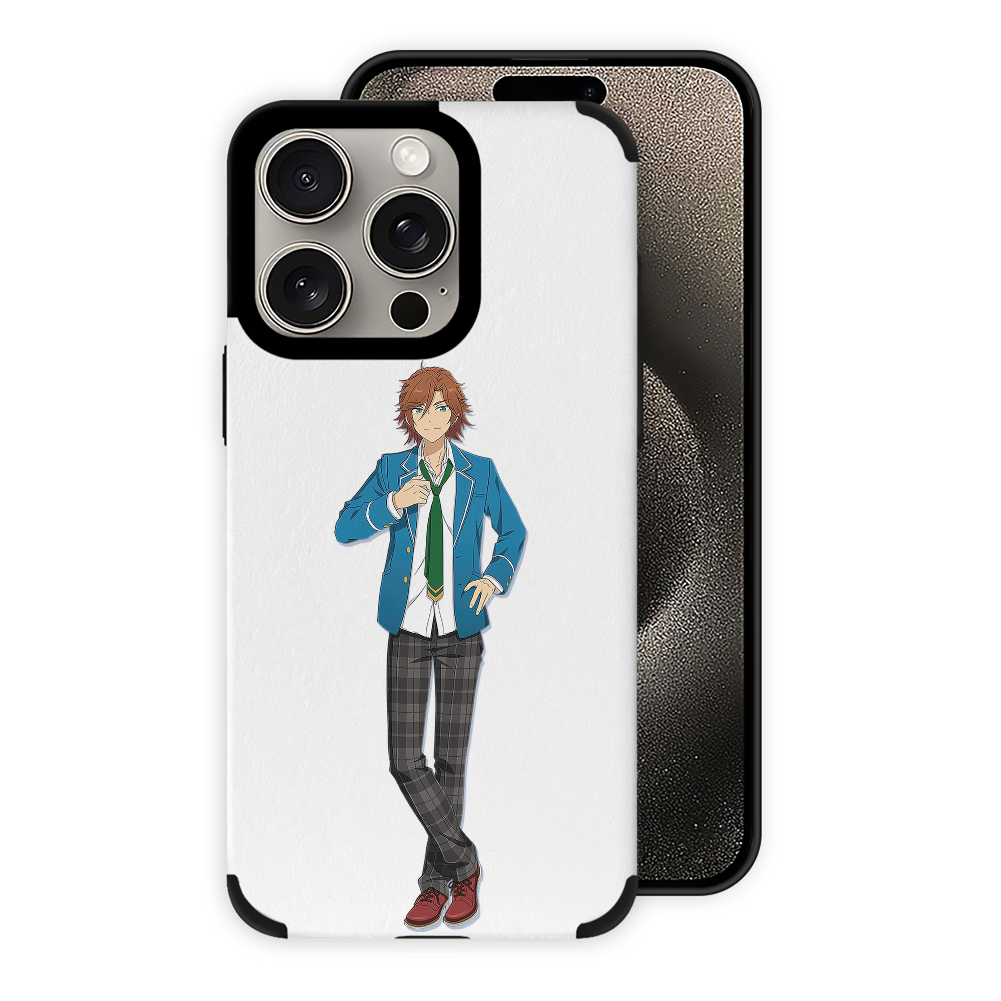 （画像用） あんさんぶるスターズ! Ensemble Stars 【iPhone15ProMax対応】 PUレザー スマホケース 耐衝撃＆黄変防止