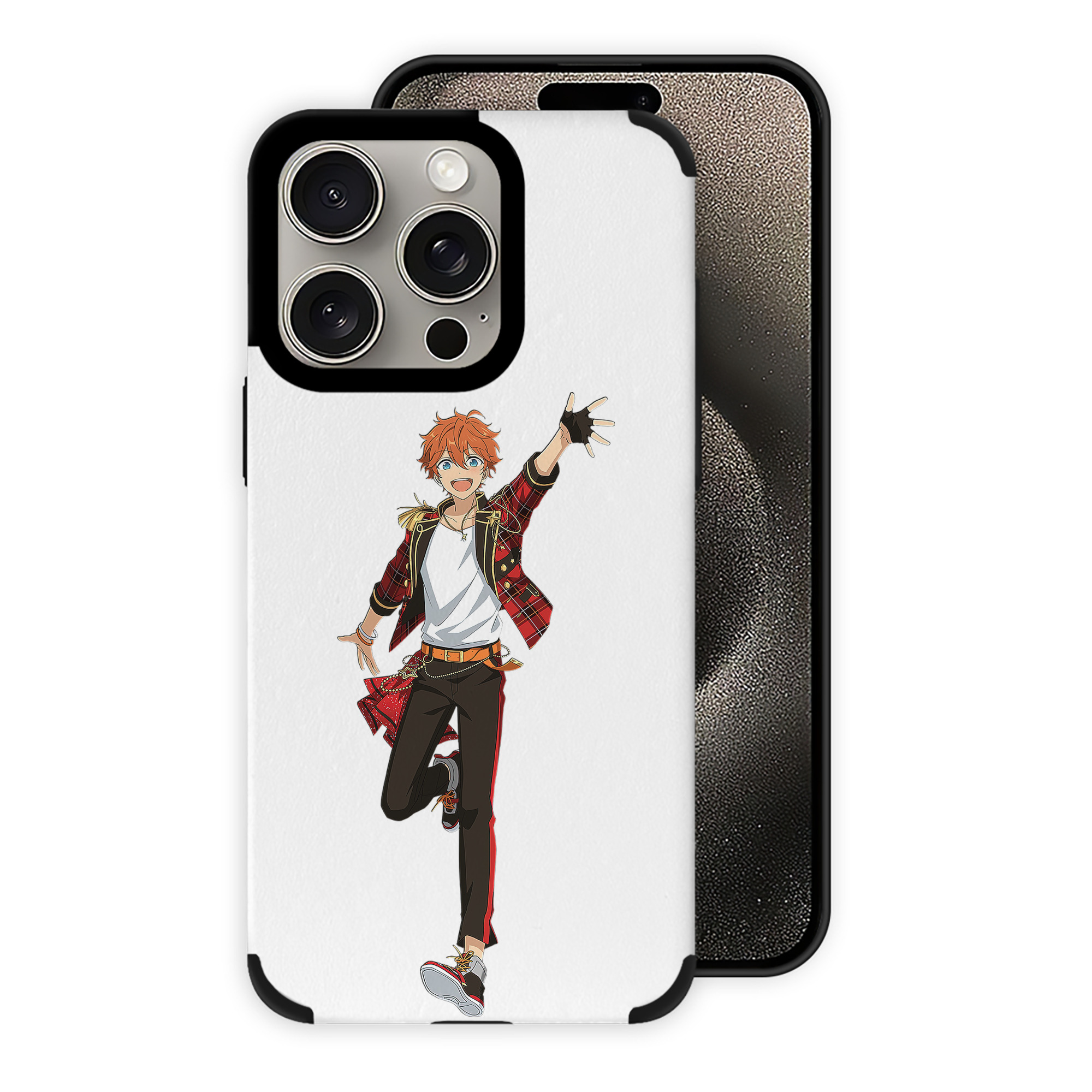 （画像用） あんさんぶるスターズ! Ensemble Stars 【iPhone15ProMax対応】 PUレザー スマホケース 耐衝撃＆黄変防止
