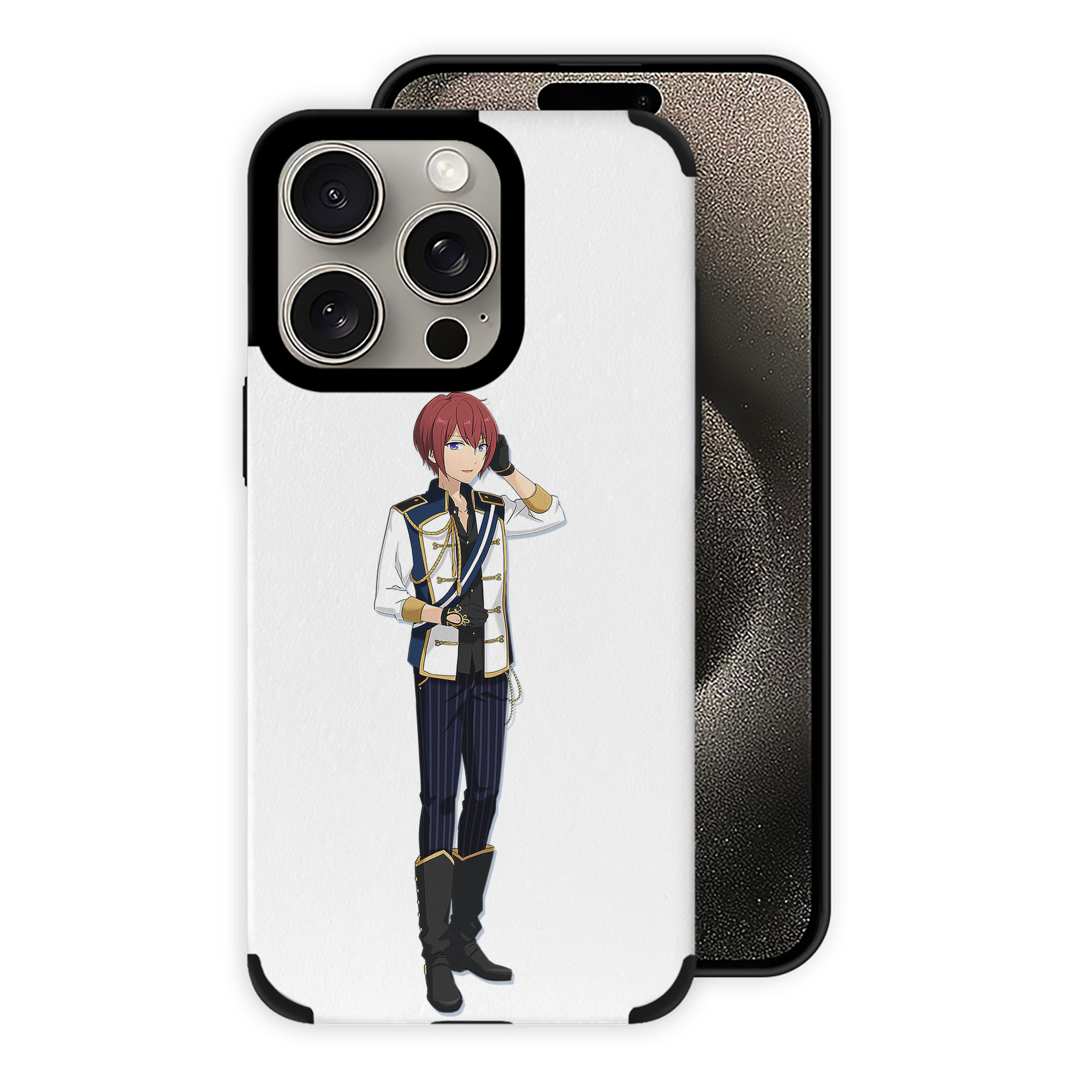 （画像用） あんさんぶるスターズ! Ensemble Stars 【iPhone15ProMax対応】 PUレザー スマホケース 耐衝撃＆黄変防止