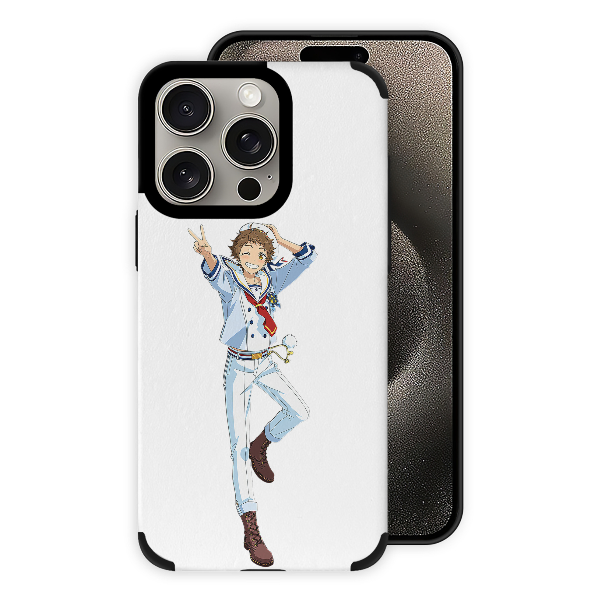 （画像用） あんさんぶるスターズ! Ensemble Stars 【iPhone15ProMax対応】 PUレザー スマホケース 耐衝撃＆黄変防止
