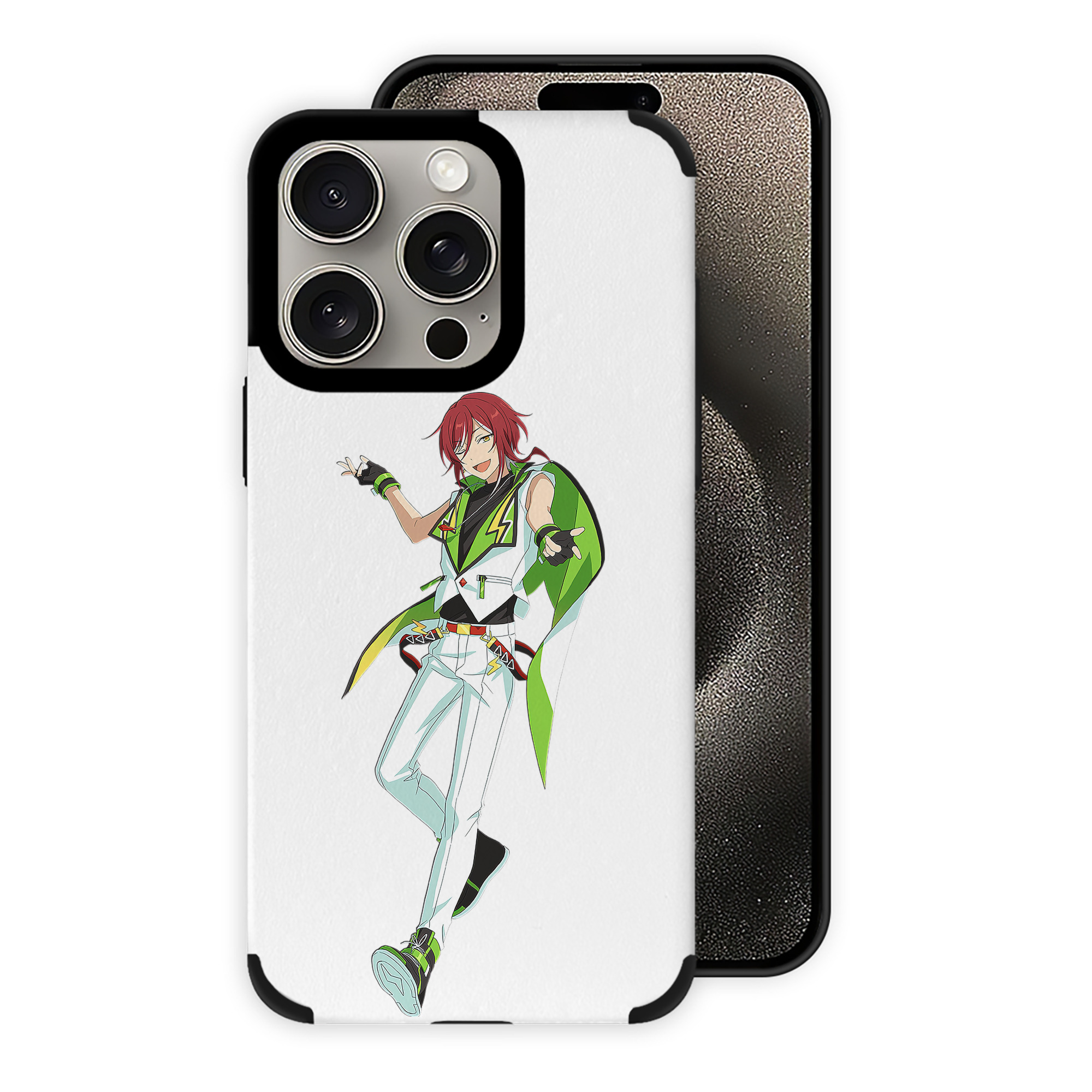 （画像用） あんさんぶるスターズ! Ensemble Stars 【iPhone15ProMax対応】 PUレザー スマホケース 耐衝撃＆黄変防止