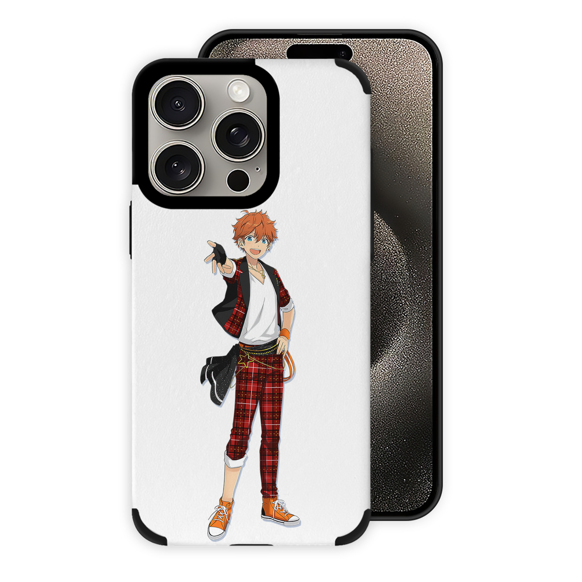 （画像用） あんさんぶるスターズ! Ensemble Stars 【iPhone15ProMax対応】 PUレザー スマホケース 耐衝撃＆黄変防止