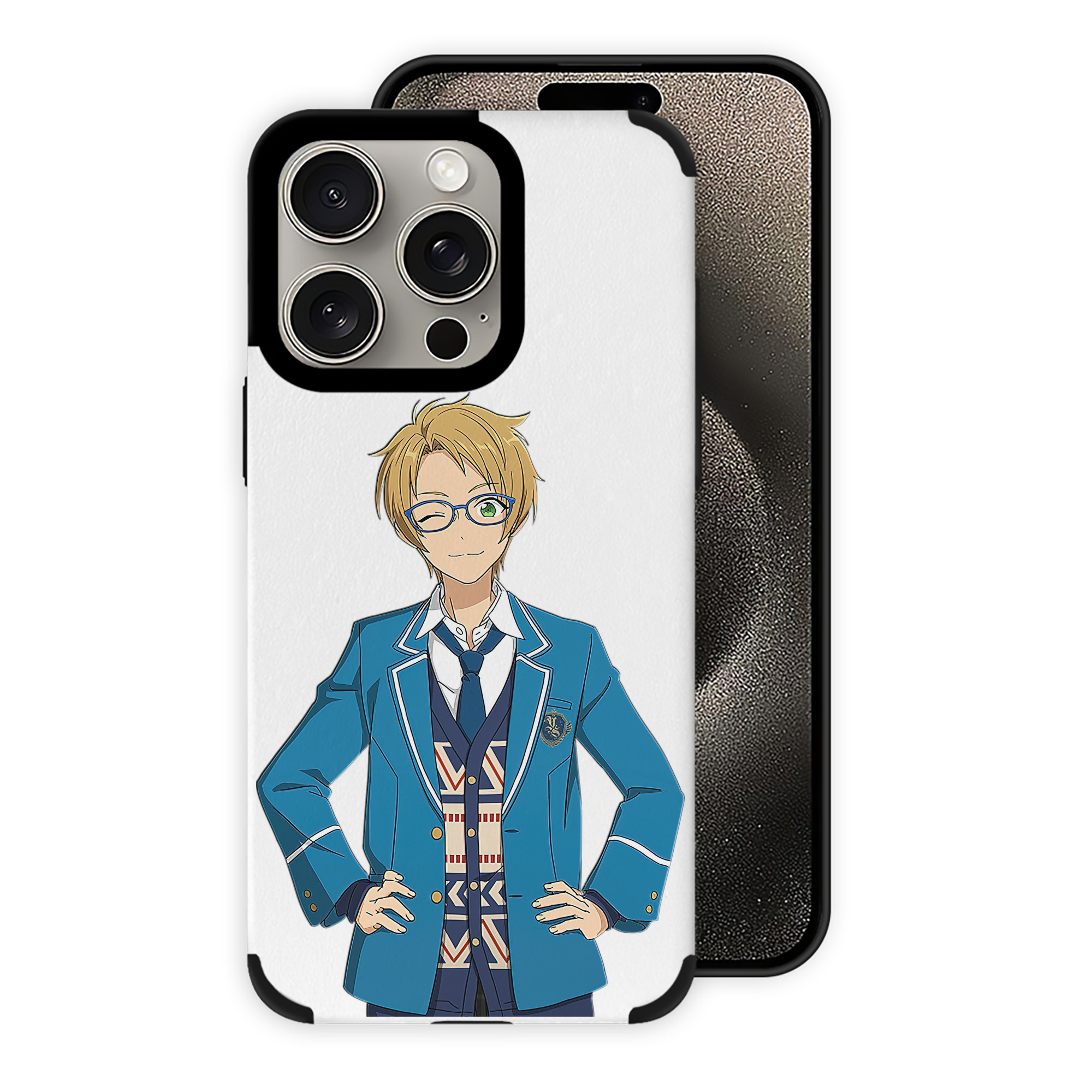 （画像用） あんさんぶるスターズ! Ensemble Stars 【iPhone15ProMax対応】 PUレザー スマホケース 耐衝撃＆黄変防止
