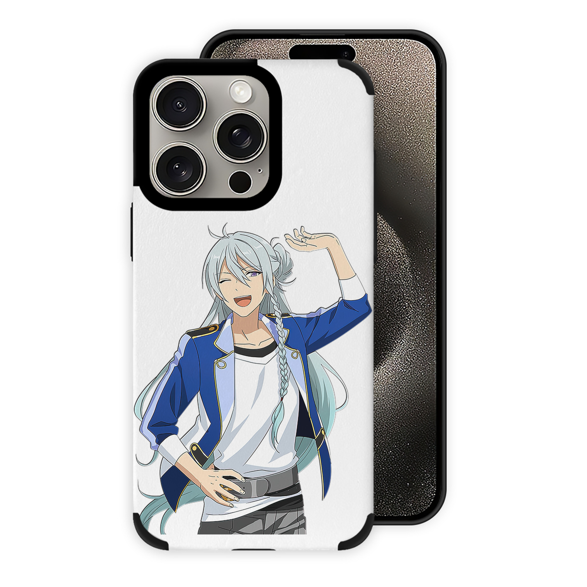 （画像用） あんさんぶるスターズ! Ensemble Stars 【iPhone15ProMax対応】 PUレザー スマホケース 耐衝撃＆黄変防止