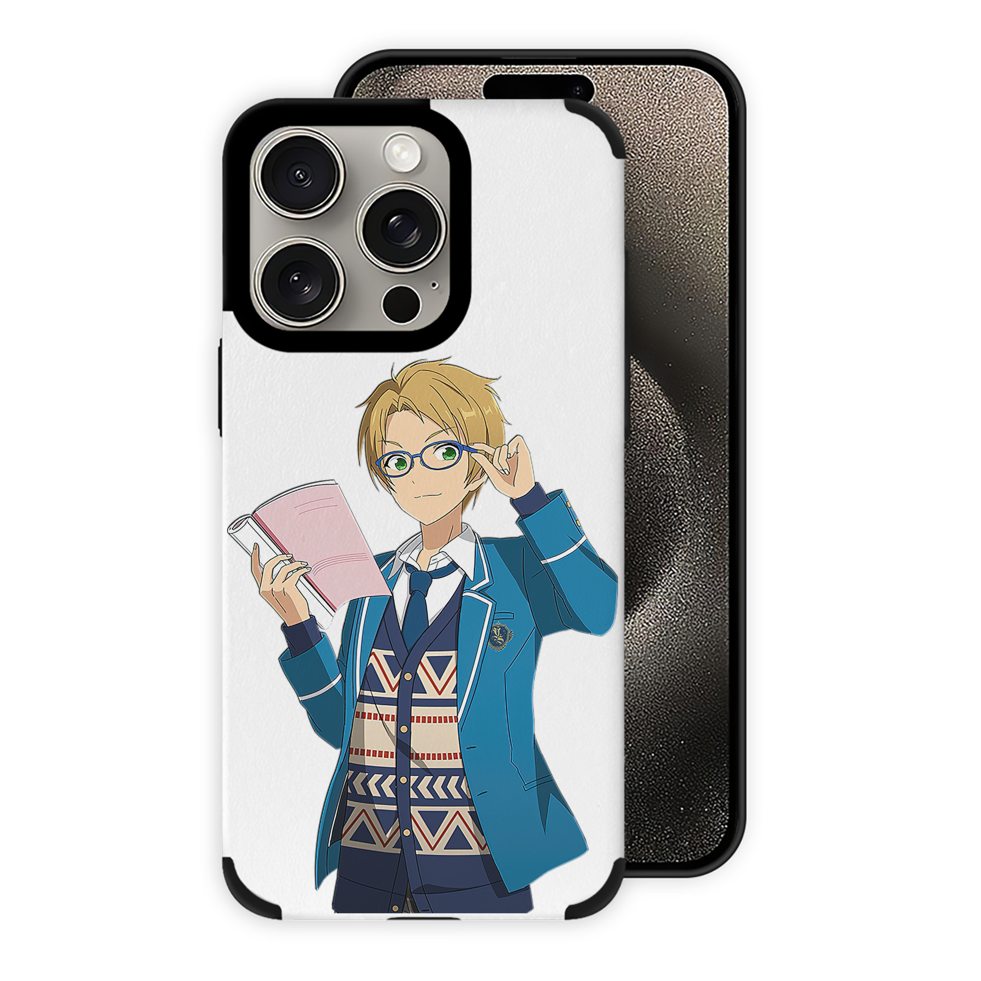 （画像用） あんさんぶるスターズ! Ensemble Stars 【iPhone15ProMax対応】 PUレザー スマホケース 耐衝撃＆黄変防止