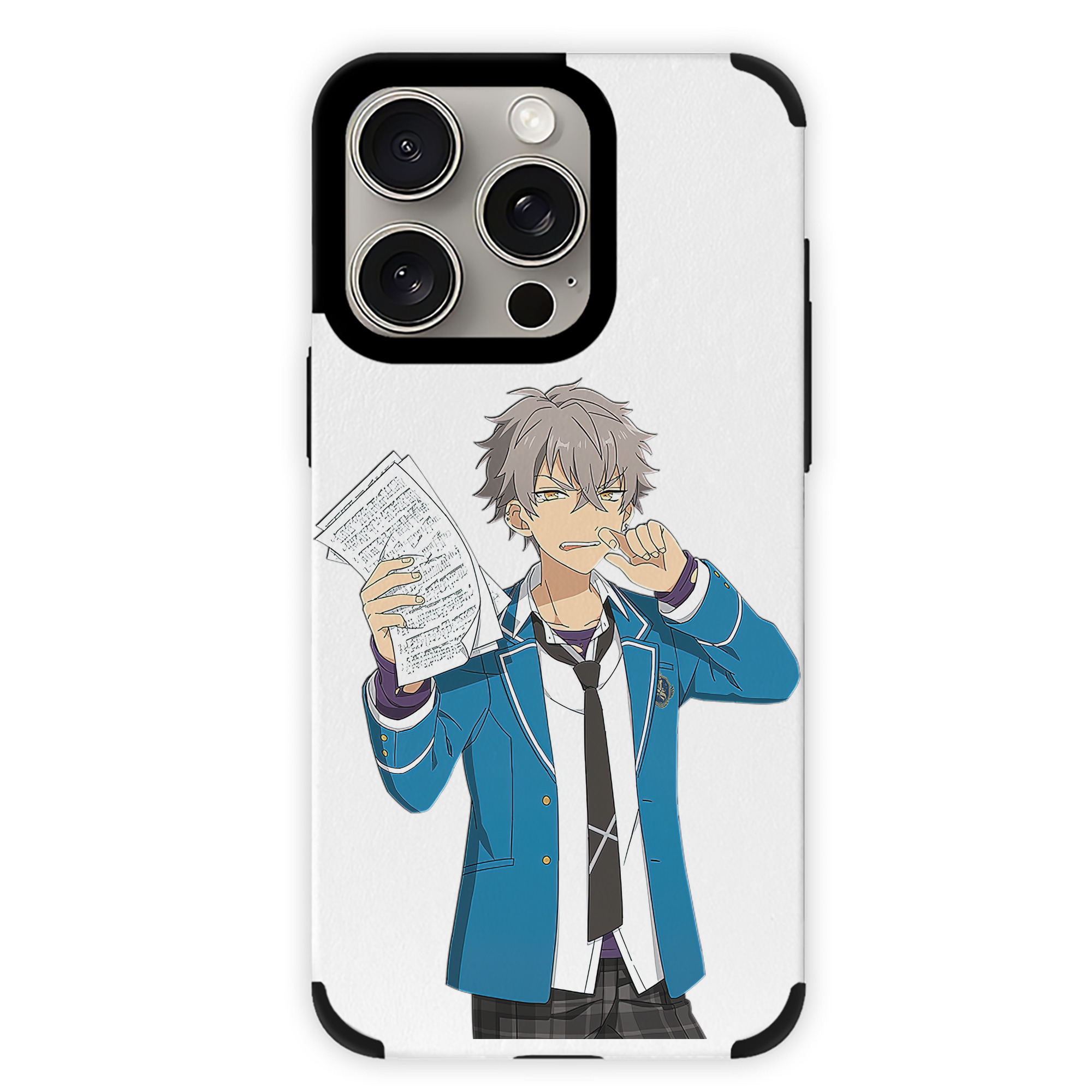 （画像用） あんさんぶるスターズ! Ensemble Stars 【iPhone15ProMax対応】 PUレザー スマホケース 耐衝撃＆黄変防止