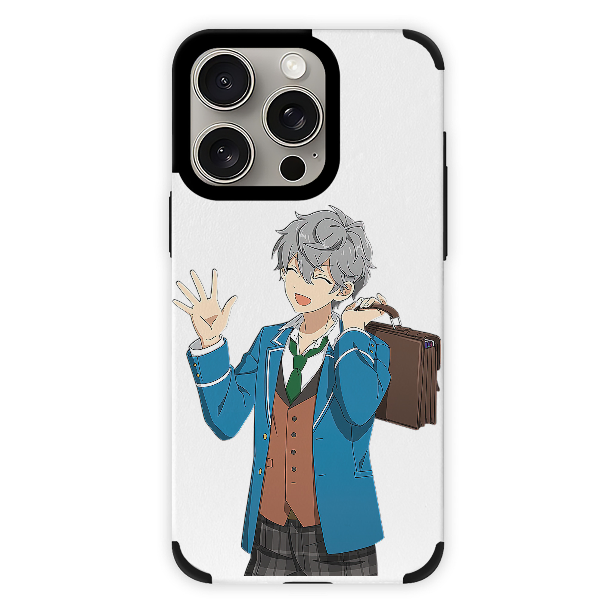 （画像用） あんさんぶるスターズ! Ensemble Stars 【iPhone15ProMax対応】 PUレザー スマホケース 耐衝撃＆黄変防止