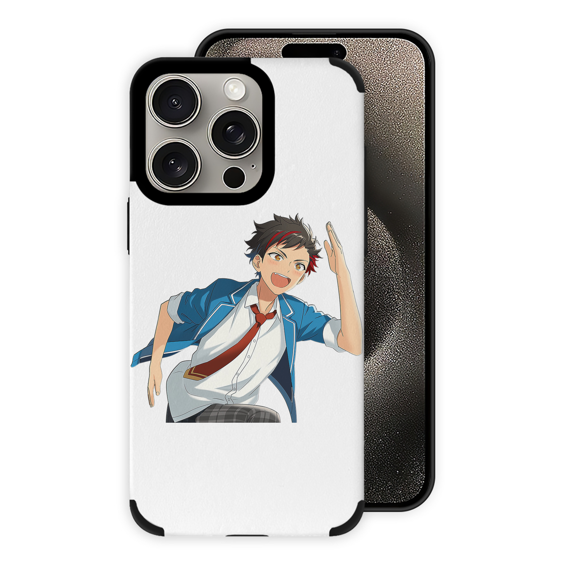 （画像用） あんさんぶるスターズ! Ensemble Stars 【iPhone15ProMax対応】 PUレザー スマホケース 耐衝撃＆黄変防止