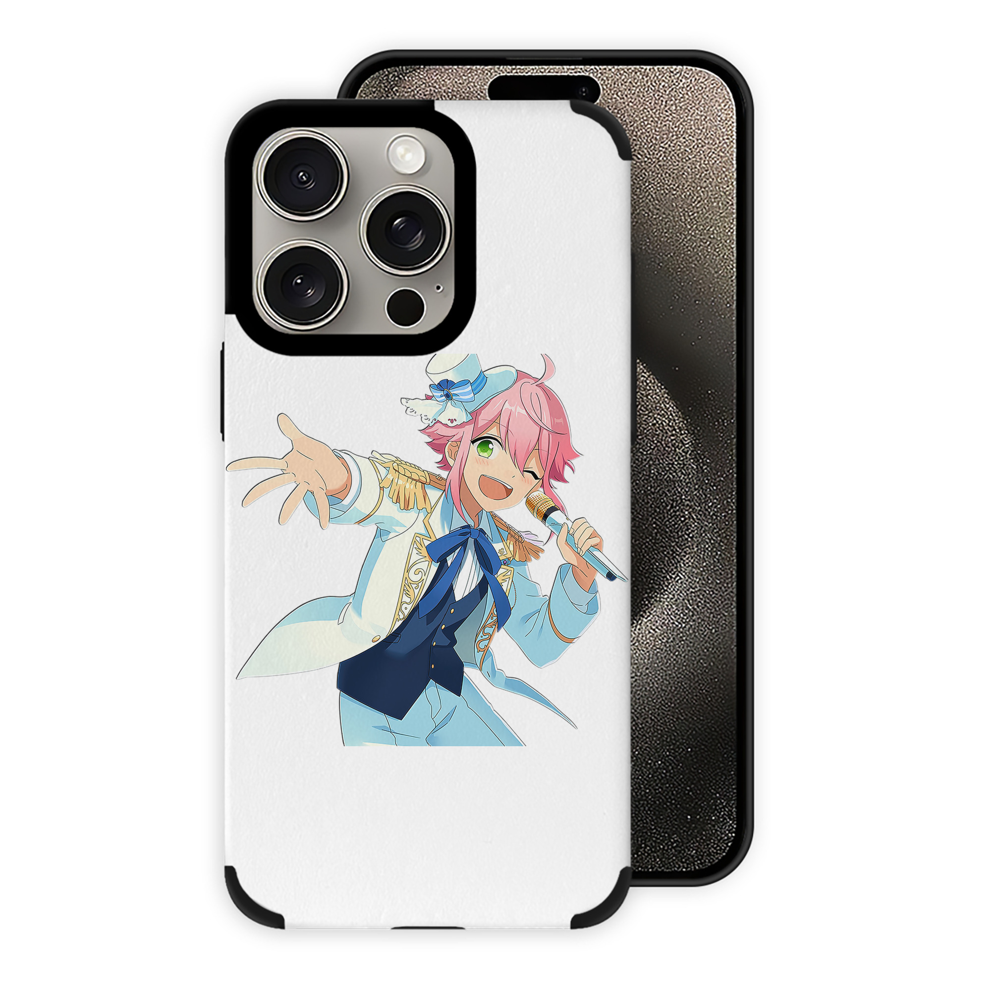 （画像用） あんさんぶるスターズ! Ensemble Stars 【iPhone15ProMax対応】 PUレザー スマホケース 耐衝撃＆黄変防止