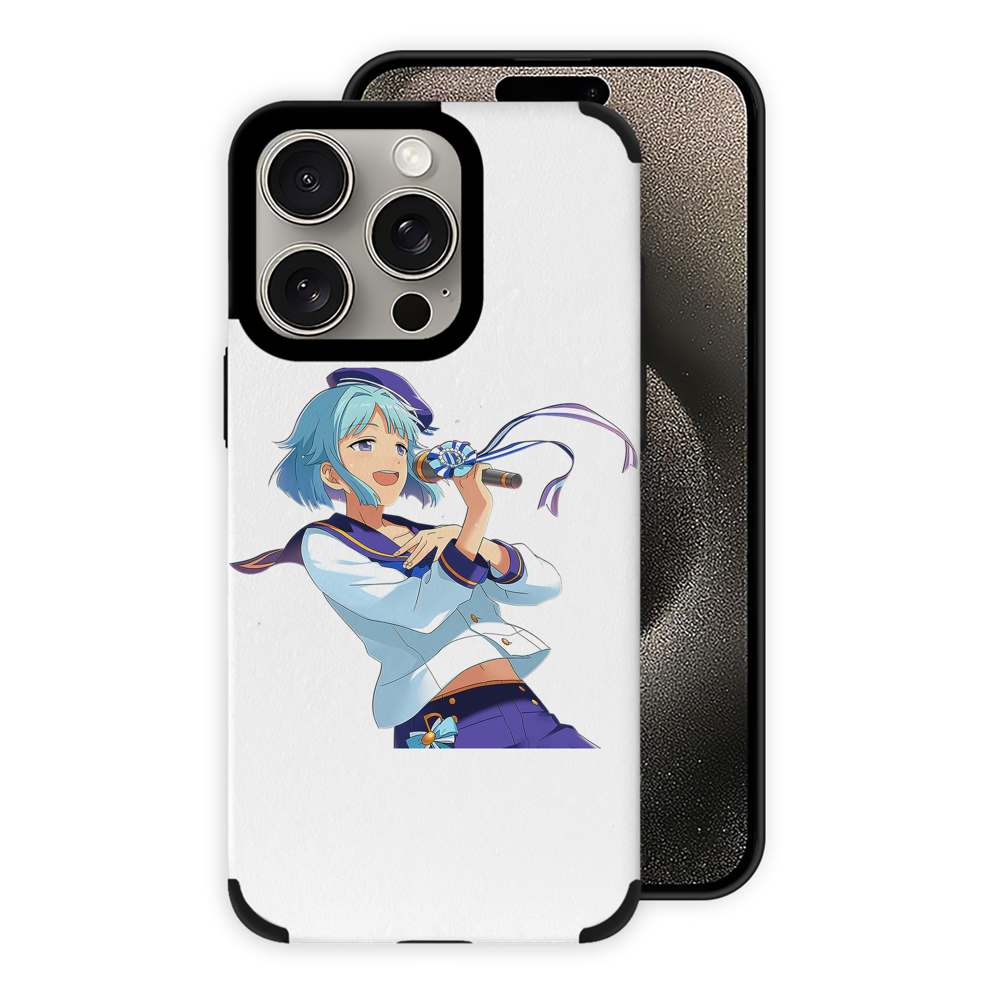 （画像用） あんさんぶるスターズ! Ensemble Stars 【iPhone15ProMax対応】 PUレザー スマホケース 耐衝撃＆黄変防止