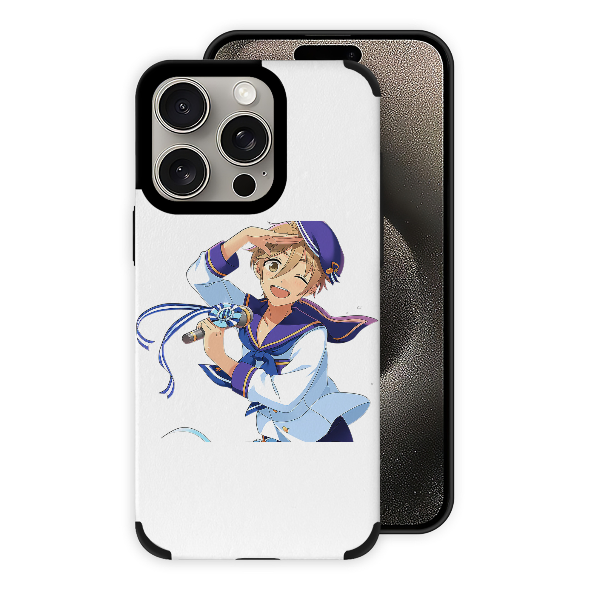 （画像用） あんさんぶるスターズ! Ensemble Stars 【iPhone15ProMax対応】 PUレザー スマホケース 耐衝撃＆黄変防止