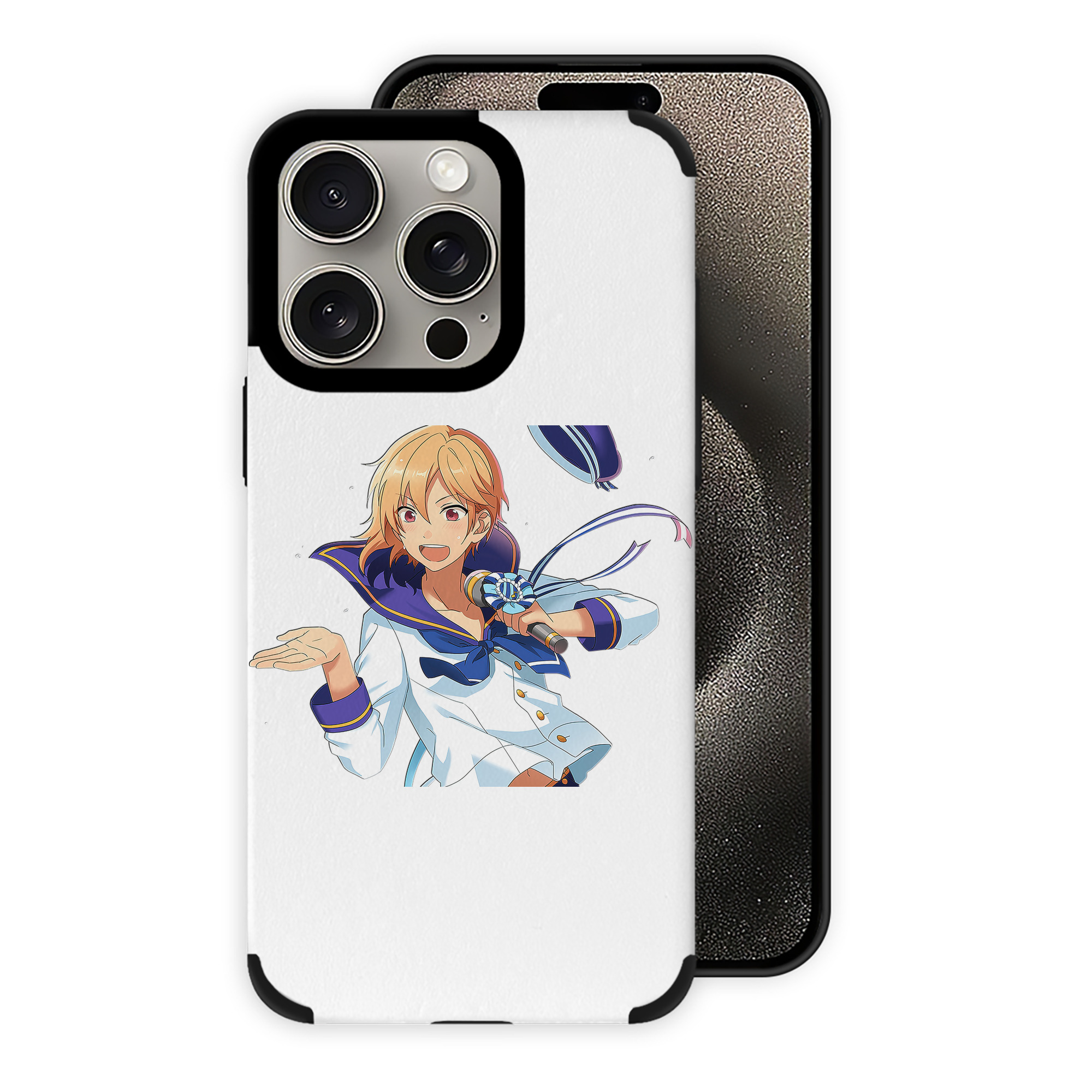 （画像用） あんさんぶるスターズ! Ensemble Stars 【iPhone15ProMax対応】 PUレザー スマホケース 耐衝撃＆黄変防止