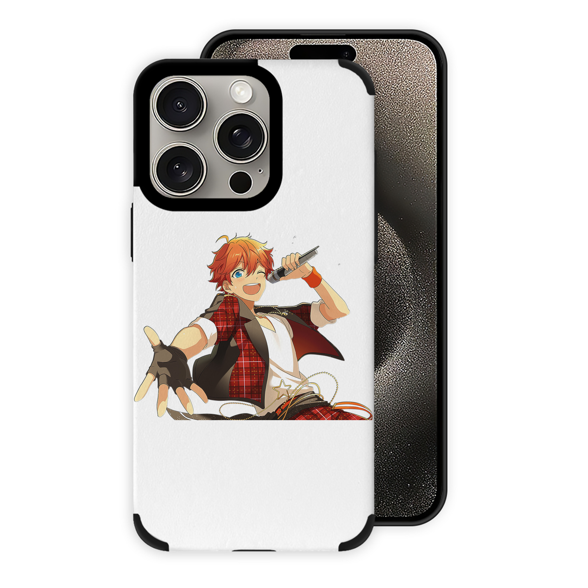 （画像用） あんさんぶるスターズ! Ensemble Stars 【iPhone15ProMax対応】 PUレザー スマホケース 耐衝撃＆黄変防止