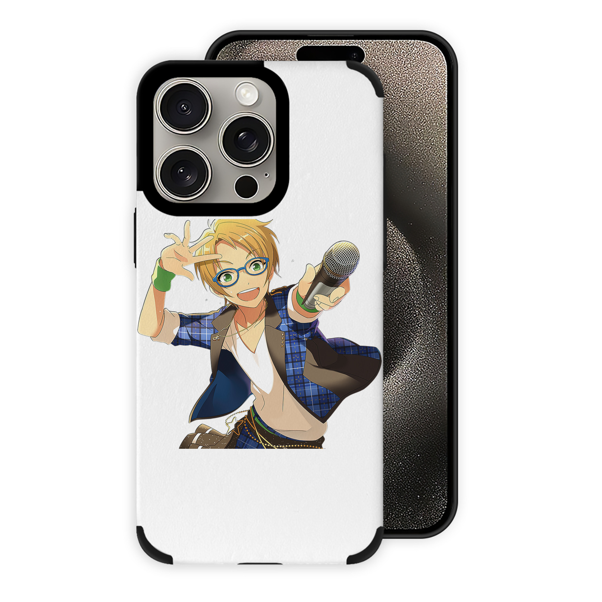 （画像用） あんさんぶるスターズ! Ensemble Stars 【iPhone15ProMax対応】 PUレザー スマホケース 耐衝撃＆黄変防止