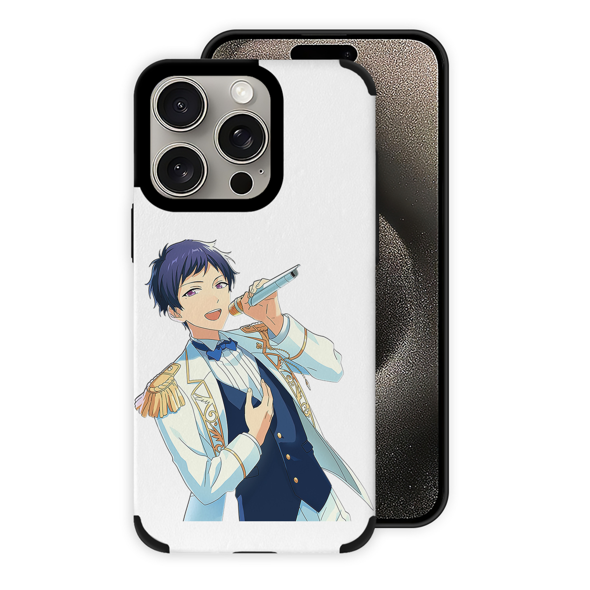 （画像用） あんさんぶるスターズ! Ensemble Stars 【iPhone15ProMax対応】 PUレザー スマホケース 耐衝撃＆黄変防止
