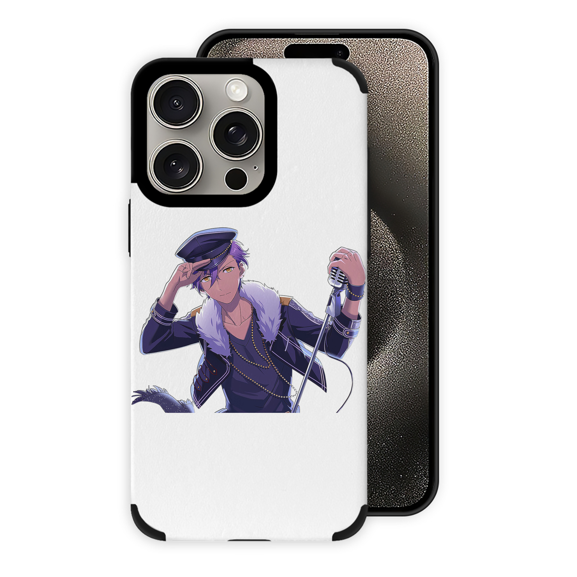 （画像用） あんさんぶるスターズ! Ensemble Stars 【iPhone15ProMax対応】 PUレザー スマホケース 耐衝撃＆黄変防止