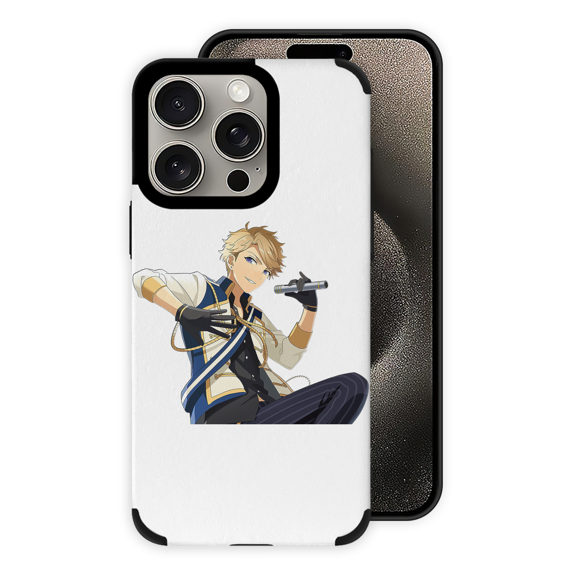 （画像用） あんさんぶるスターズ! Ensemble Stars 【iPhone15ProMax対応】 PUレザー スマホケース 耐衝撃＆黄変防止