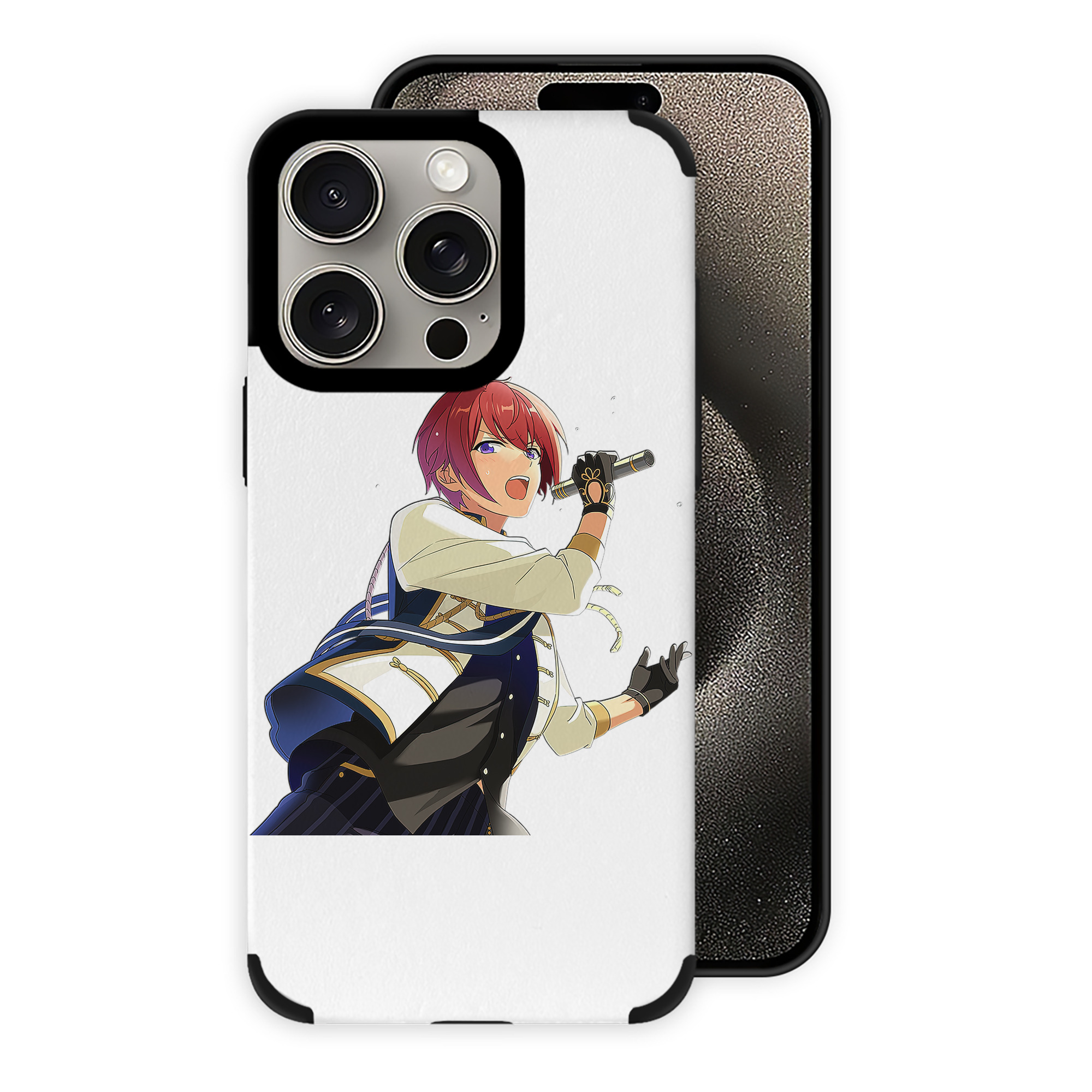 （画像用） あんさんぶるスターズ! Ensemble Stars 【iPhone15ProMax対応】 PUレザー スマホケース 耐衝撃＆黄変防止