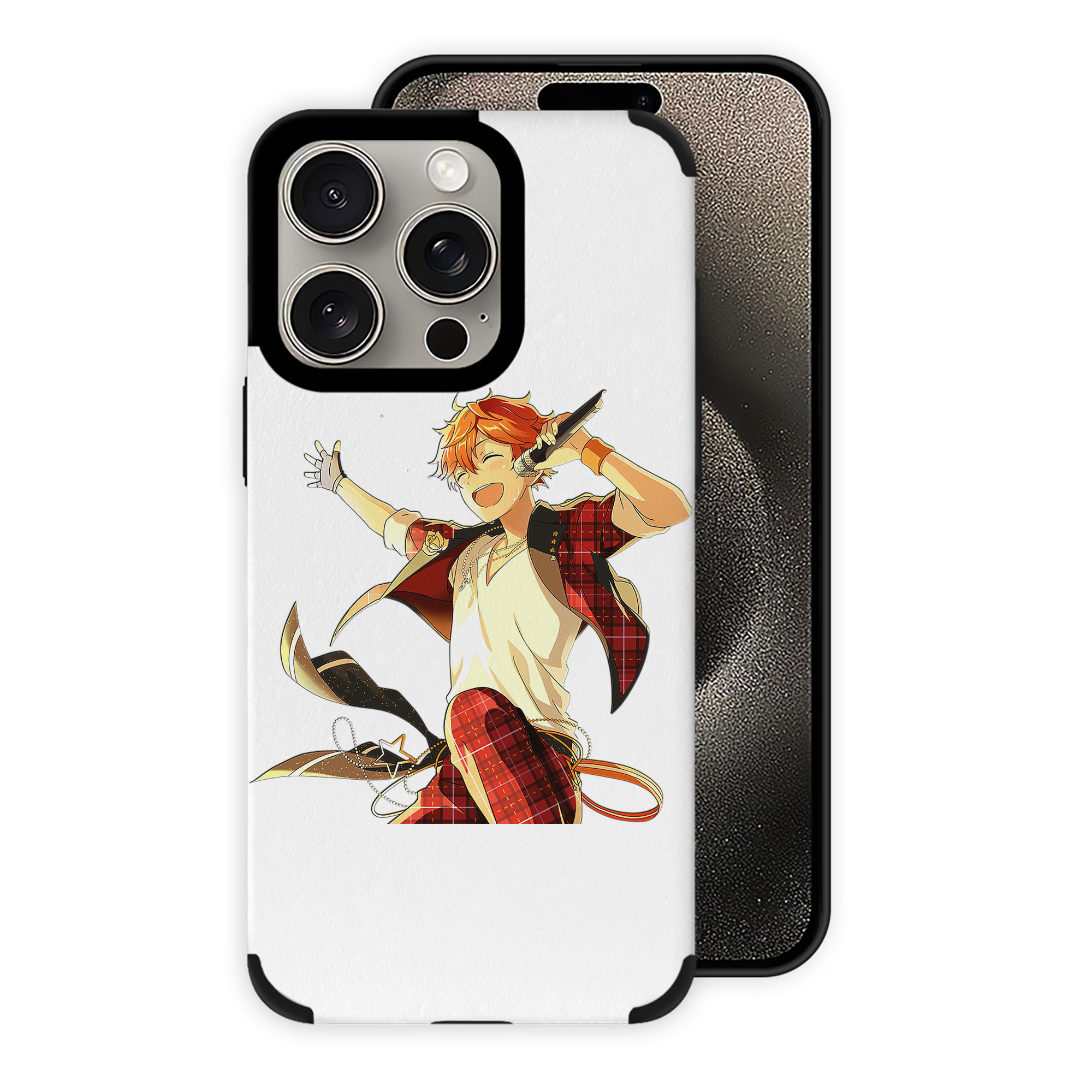（画像用） あんさんぶるスターズ! Ensemble Stars 【iPhone15ProMax対応】 PUレザー スマホケース 耐衝撃＆黄変防止