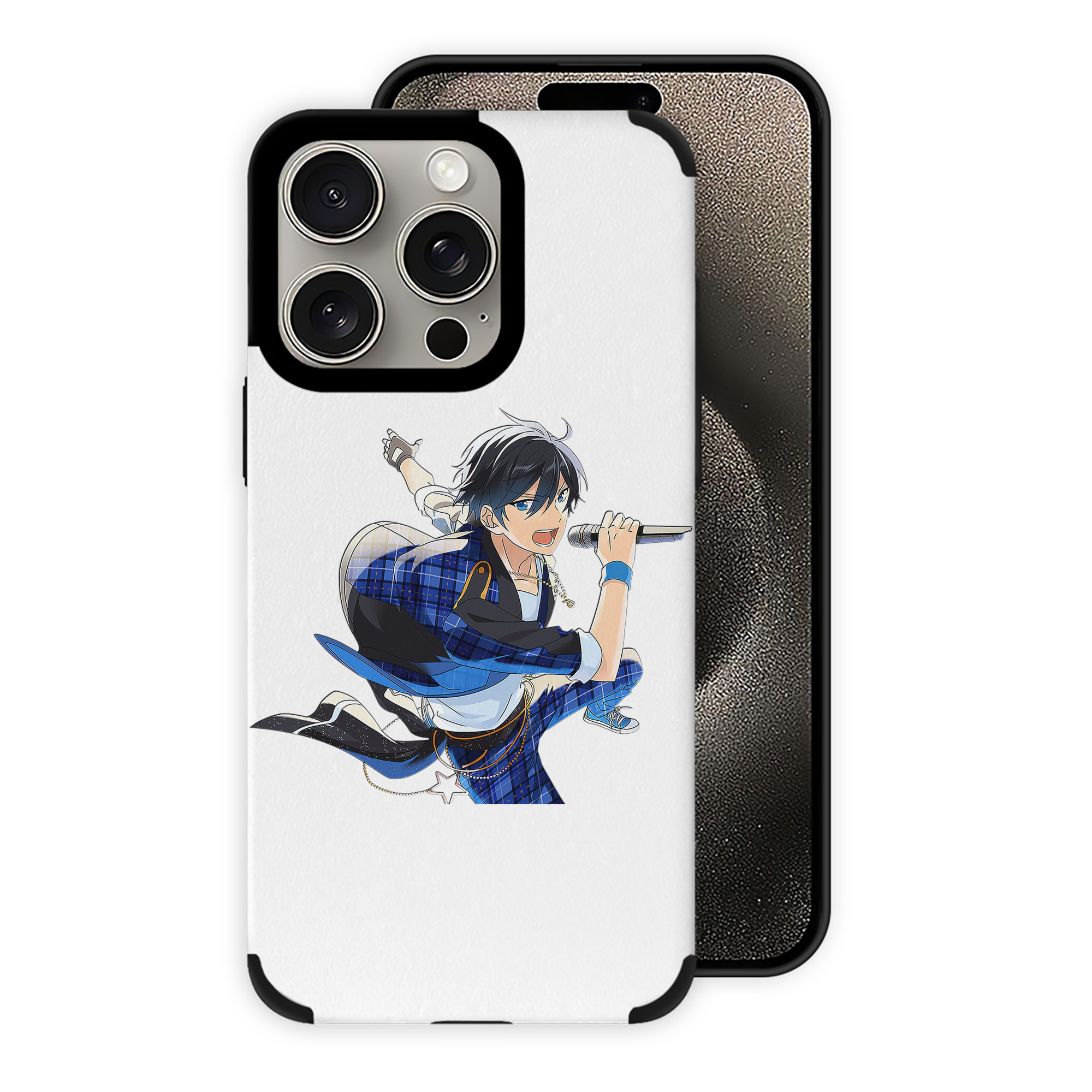 （画像用） あんさんぶるスターズ! Ensemble Stars 【iPhone15ProMax対応】 PUレザー スマホケース 耐衝撃＆黄変防止