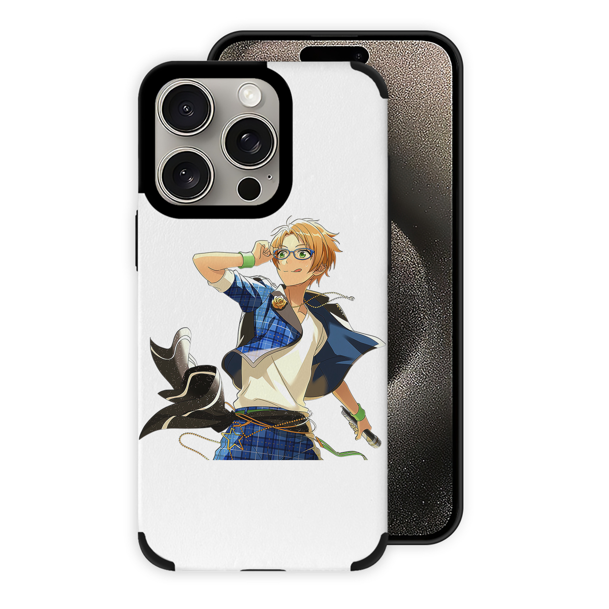 （画像用） あんさんぶるスターズ! Ensemble Stars 【iPhone15ProMax対応】 PUレザー スマホケース 耐衝撃＆黄変防止