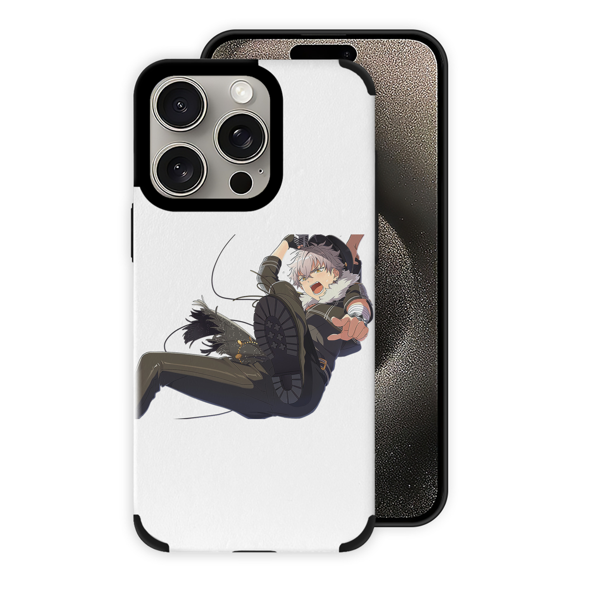 （画像用） あんさんぶるスターズ! Ensemble Stars 【iPhone15ProMax対応】 PUレザー スマホケース 耐衝撃＆黄変防止