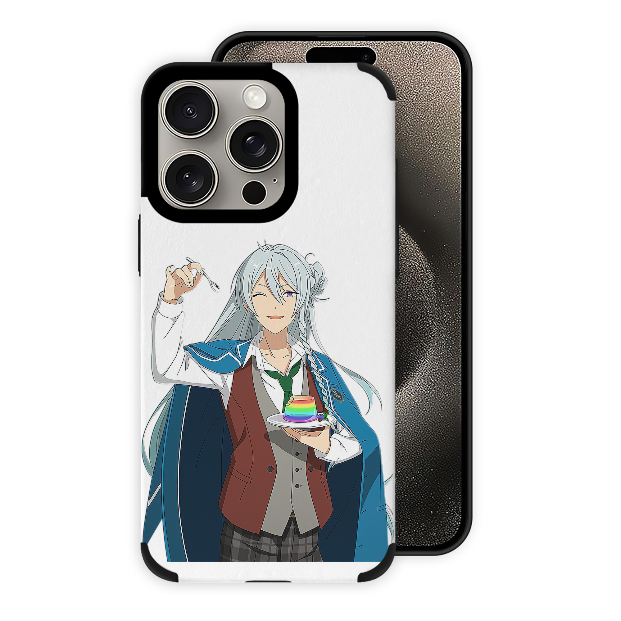 （画像用） あんさんぶるスターズ! Ensemble Stars 【iPhone15ProMax対応】 PUレザー スマホケース 耐衝撃＆黄変防止