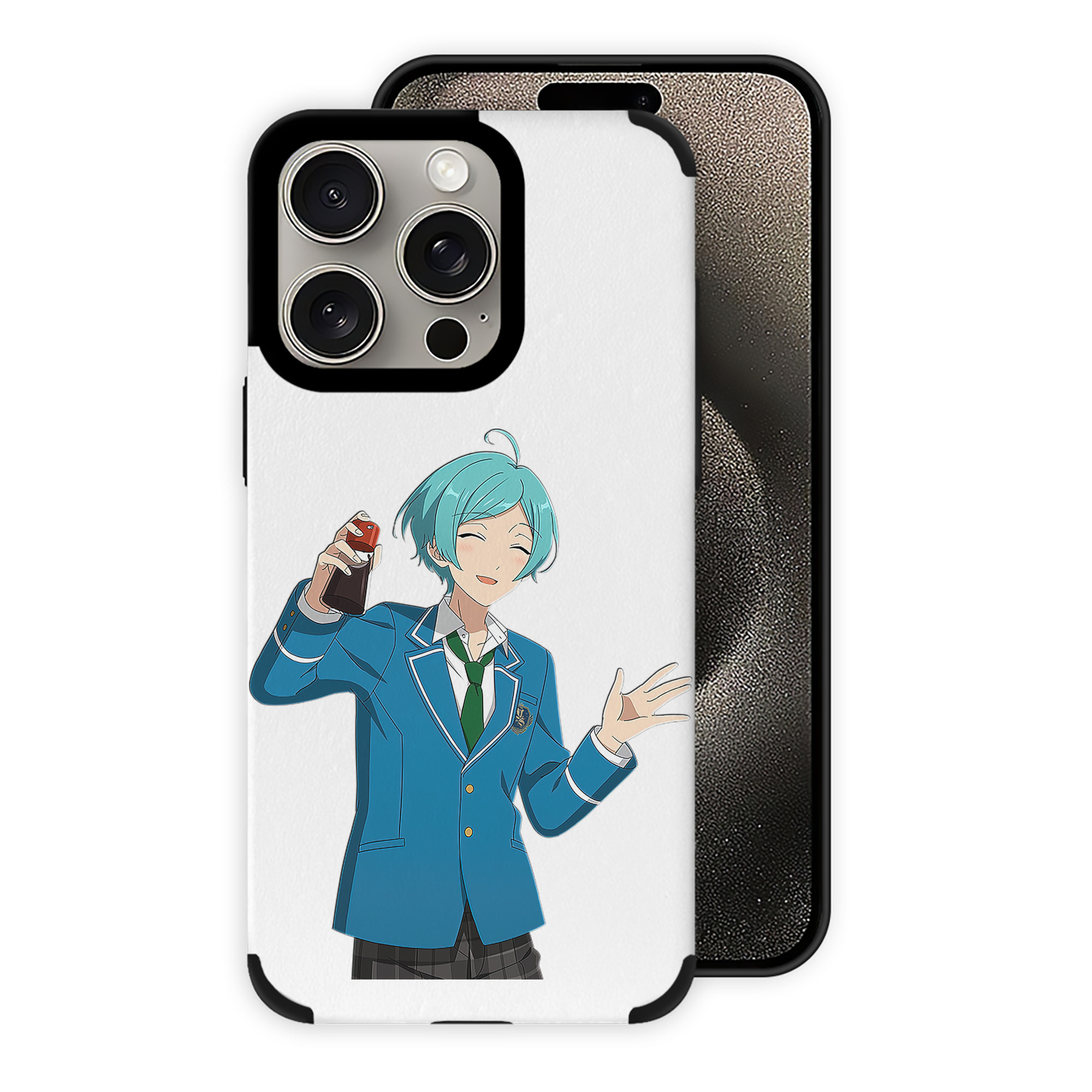 （画像用） あんさんぶるスターズ! Ensemble Stars 【iPhone15ProMax対応】 PUレザー スマホケース 耐衝撃＆黄変防止