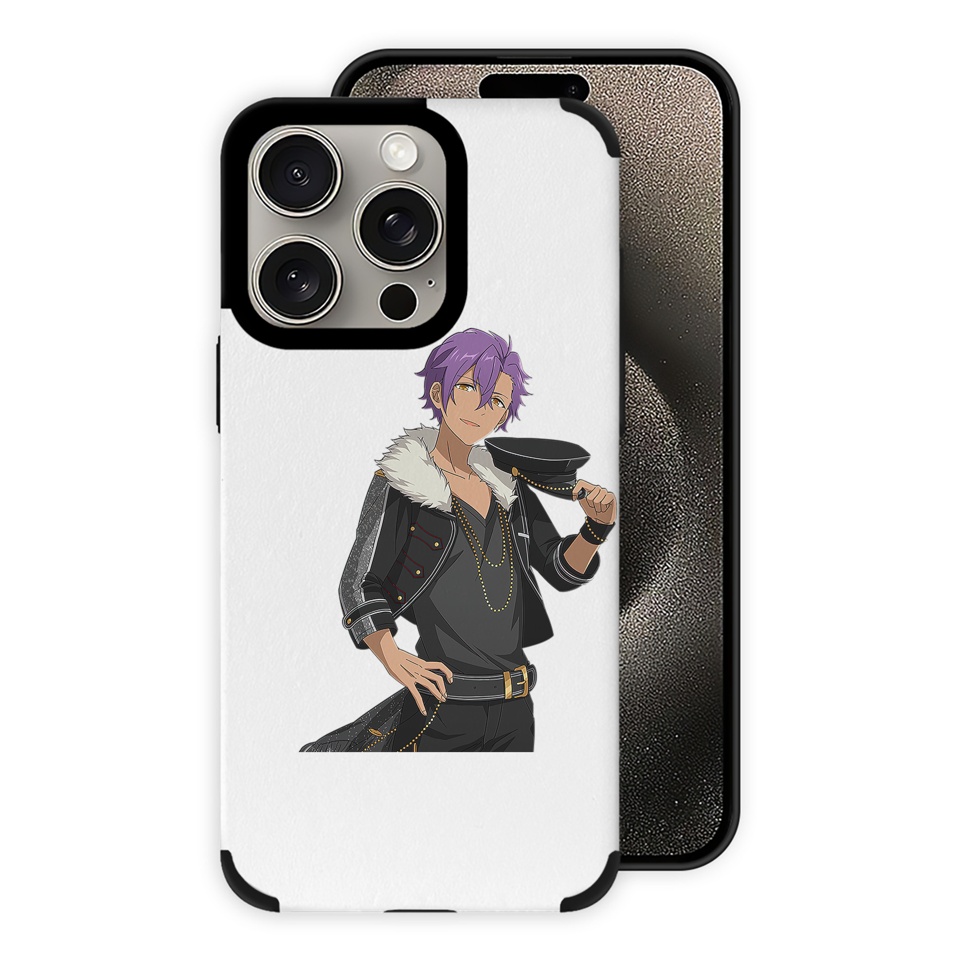（画像用） あんさんぶるスターズ! Ensemble Stars 【iPhone15ProMax対応】 PUレザー スマホケース 耐衝撃＆黄変防止