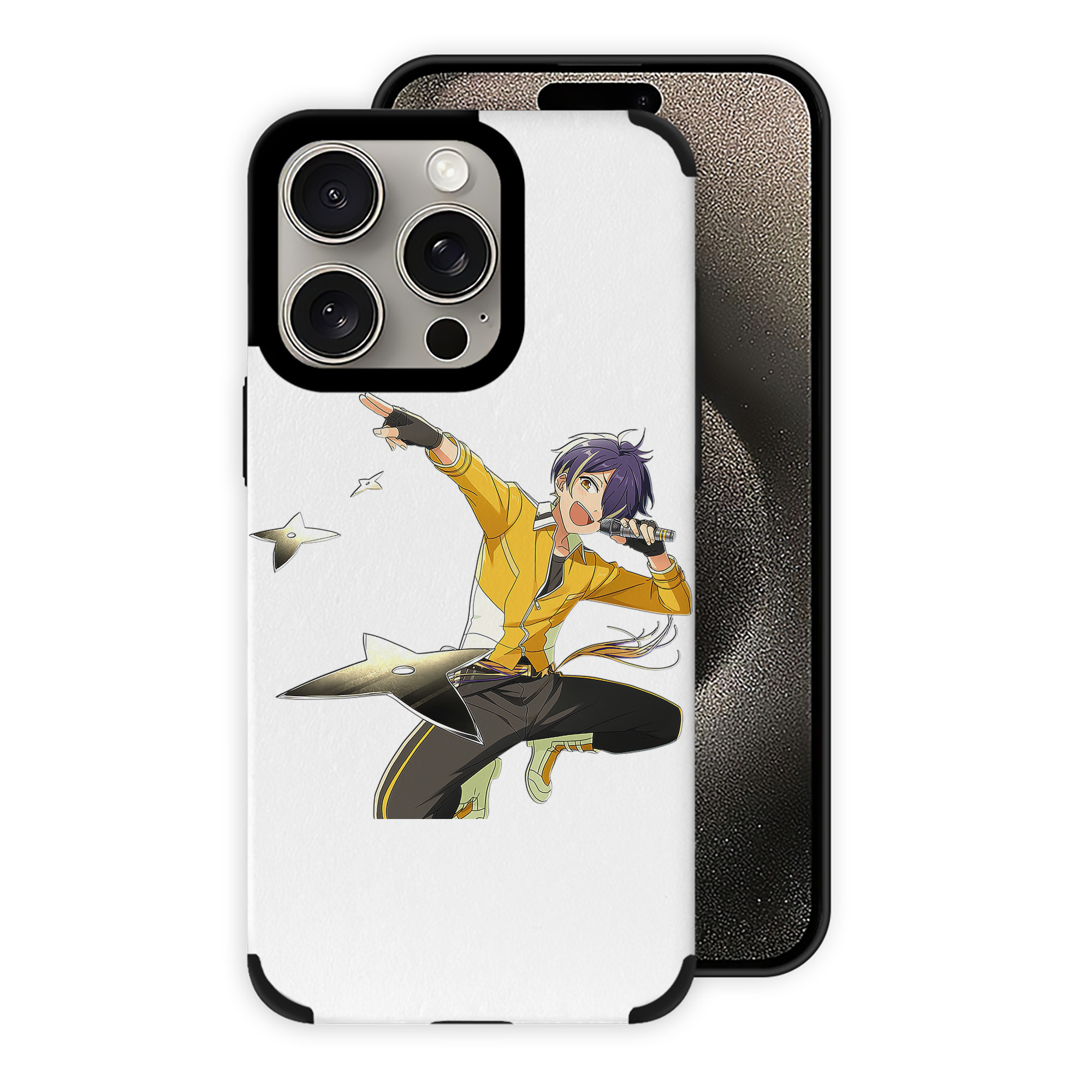 （画像用） あんさんぶるスターズ! Ensemble Stars 【iPhone15ProMax対応】 PUレザー スマホケース 耐衝撃＆黄変防止