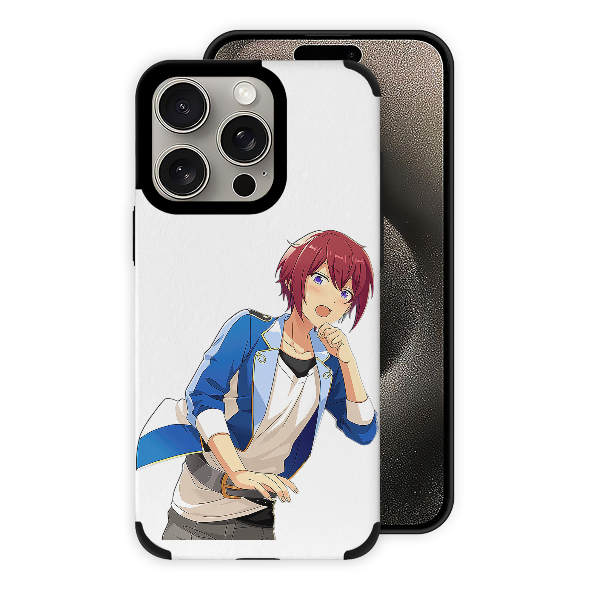 （画像用） あんさんぶるスターズ! Ensemble Stars 【iPhone15ProMax対応】 PUレザー スマホケース 耐衝撃＆黄変防止