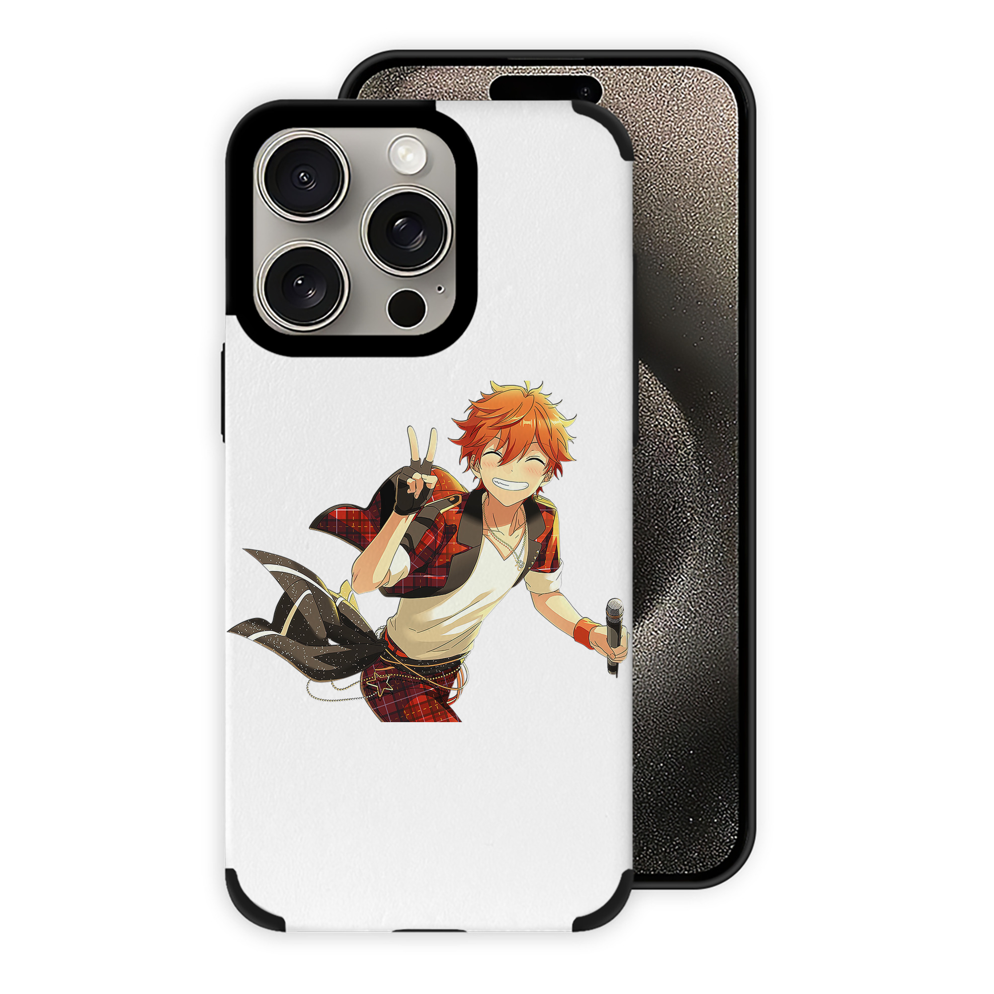 （画像用） あんさんぶるスターズ! Ensemble Stars 【iPhone15ProMax対応】 PUレザー スマホケース 耐衝撃＆黄変防止