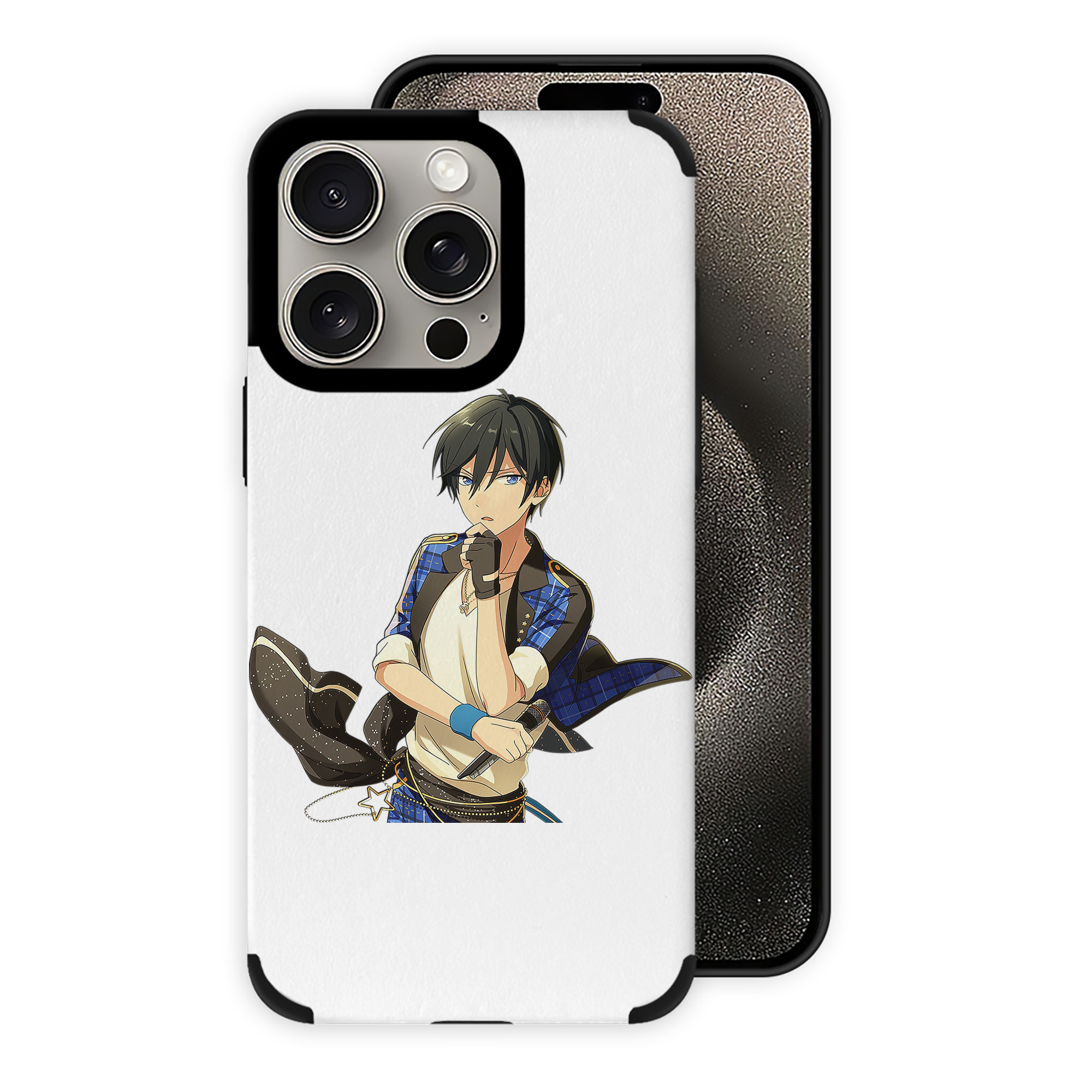 （画像用） あんさんぶるスターズ! Ensemble Stars 【iPhone15ProMax対応】 PUレザー スマホケース 耐衝撃＆黄変防止