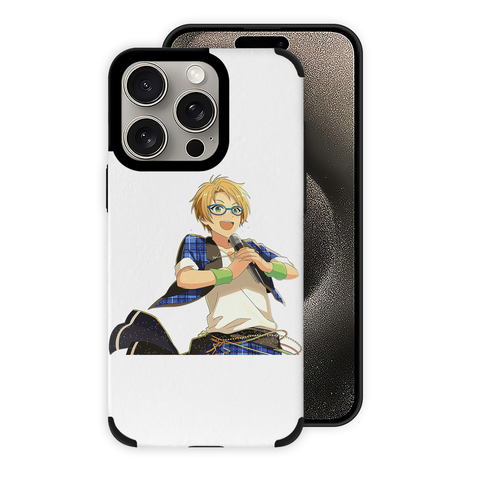 （画像用） あんさんぶるスターズ! Ensemble Stars 【iPhone15ProMax対応】 PUレザー スマホケース 耐衝撃＆黄変防止