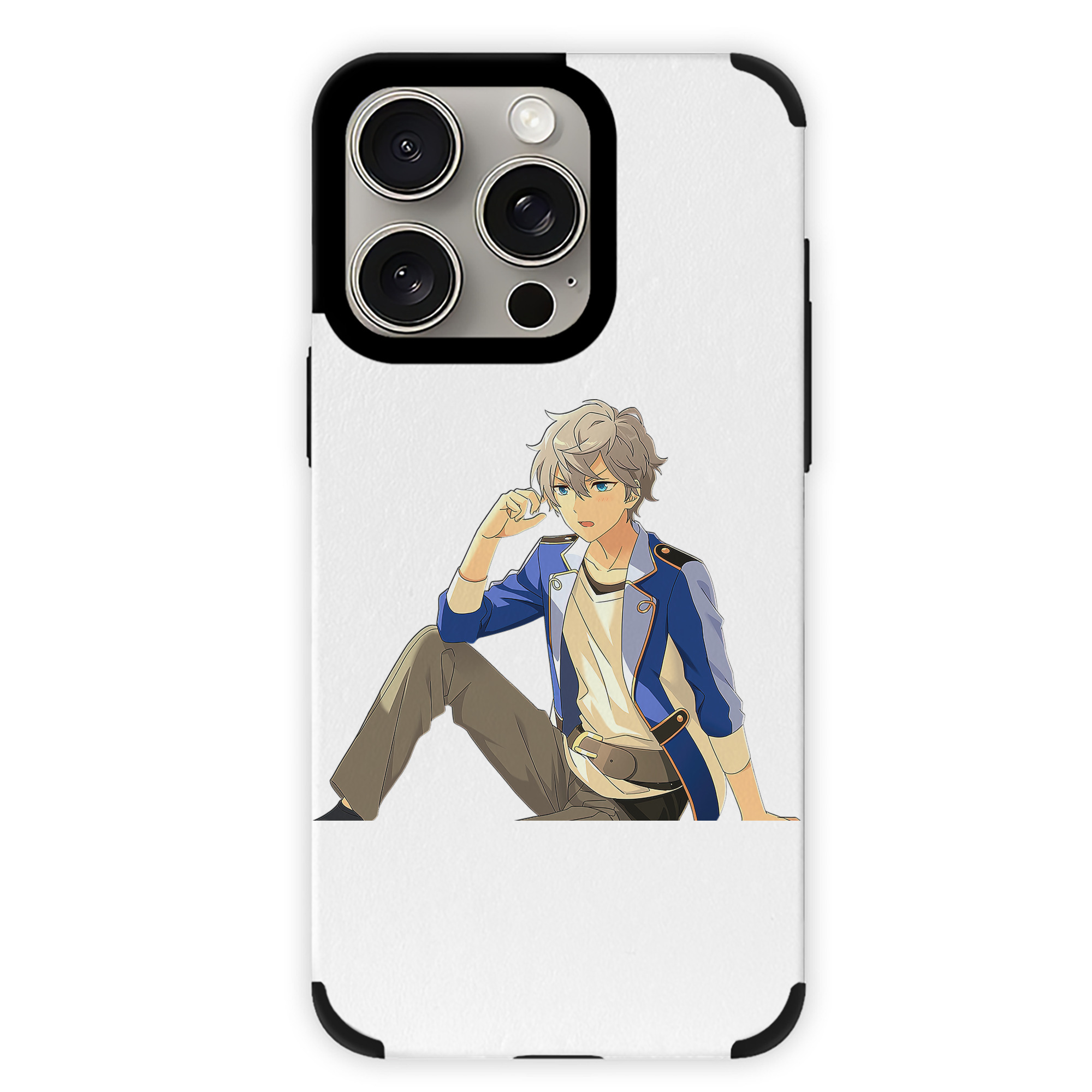 （画像用） あんさんぶるスターズ! Ensemble Stars 【iPhone15ProMax対応】 PUレザー スマホケース 耐衝撃＆黄変防止