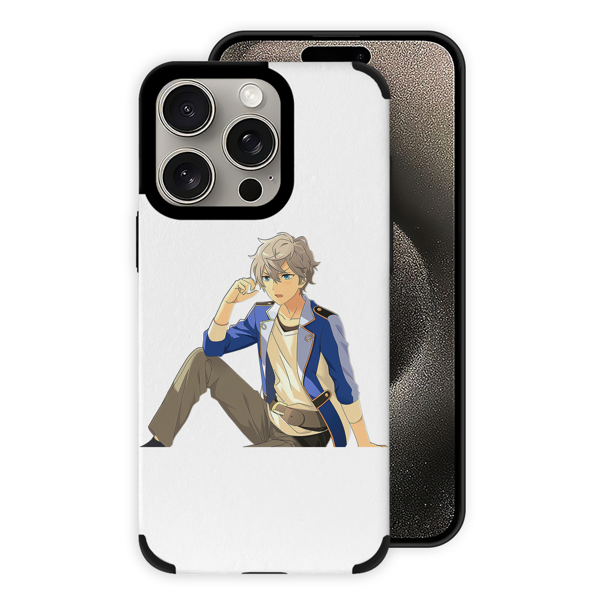 （画像用） あんさんぶるスターズ! Ensemble Stars 【iPhone15ProMax対応】 PUレザー スマホケース 耐衝撃＆黄変防止