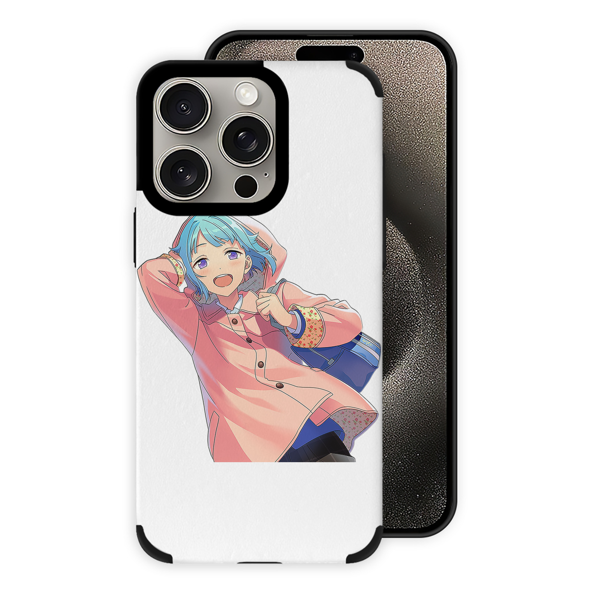 （画像用） あんさんぶるスターズ! Ensemble Stars 【iPhone15ProMax対応】 PUレザー スマホケース 耐衝撃＆黄変防止