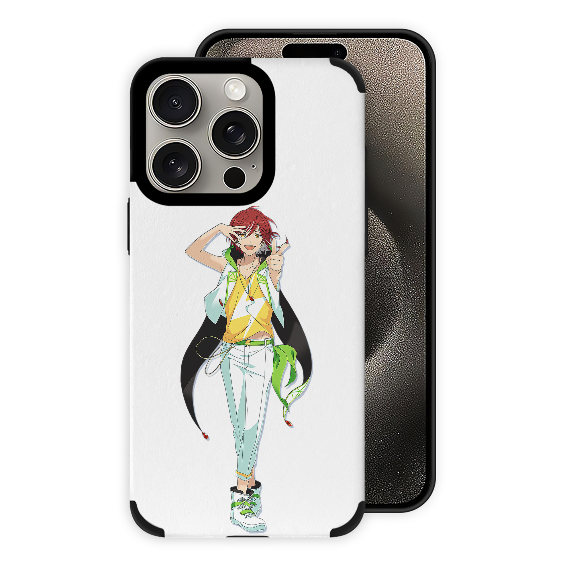 （画像用） あんさんぶるスターズ! Ensemble Stars 【iPhone15ProMax対応】 PUレザー スマホケース 耐衝撃＆黄変防止