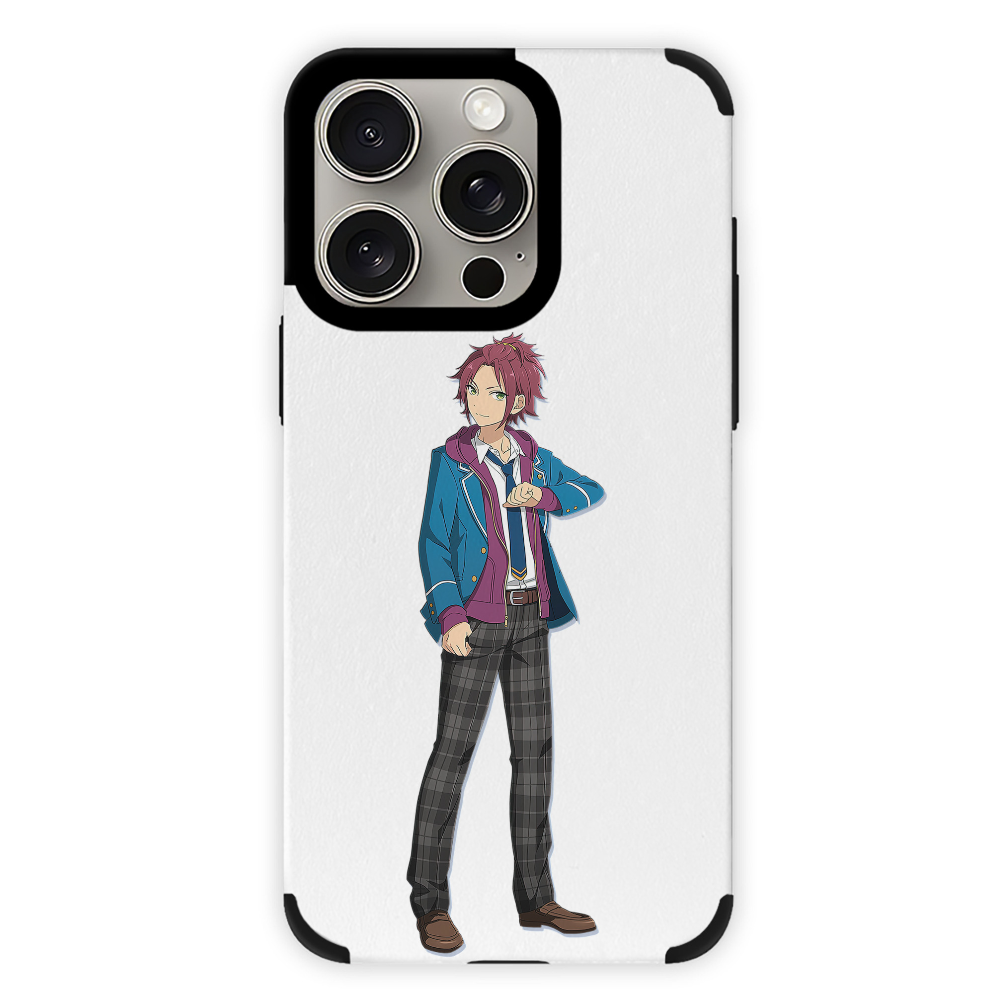 （画像用） あんさんぶるスターズ! Ensemble Stars 【iPhone15ProMax対応】 PUレザー スマホケース 耐衝撃＆黄変防止