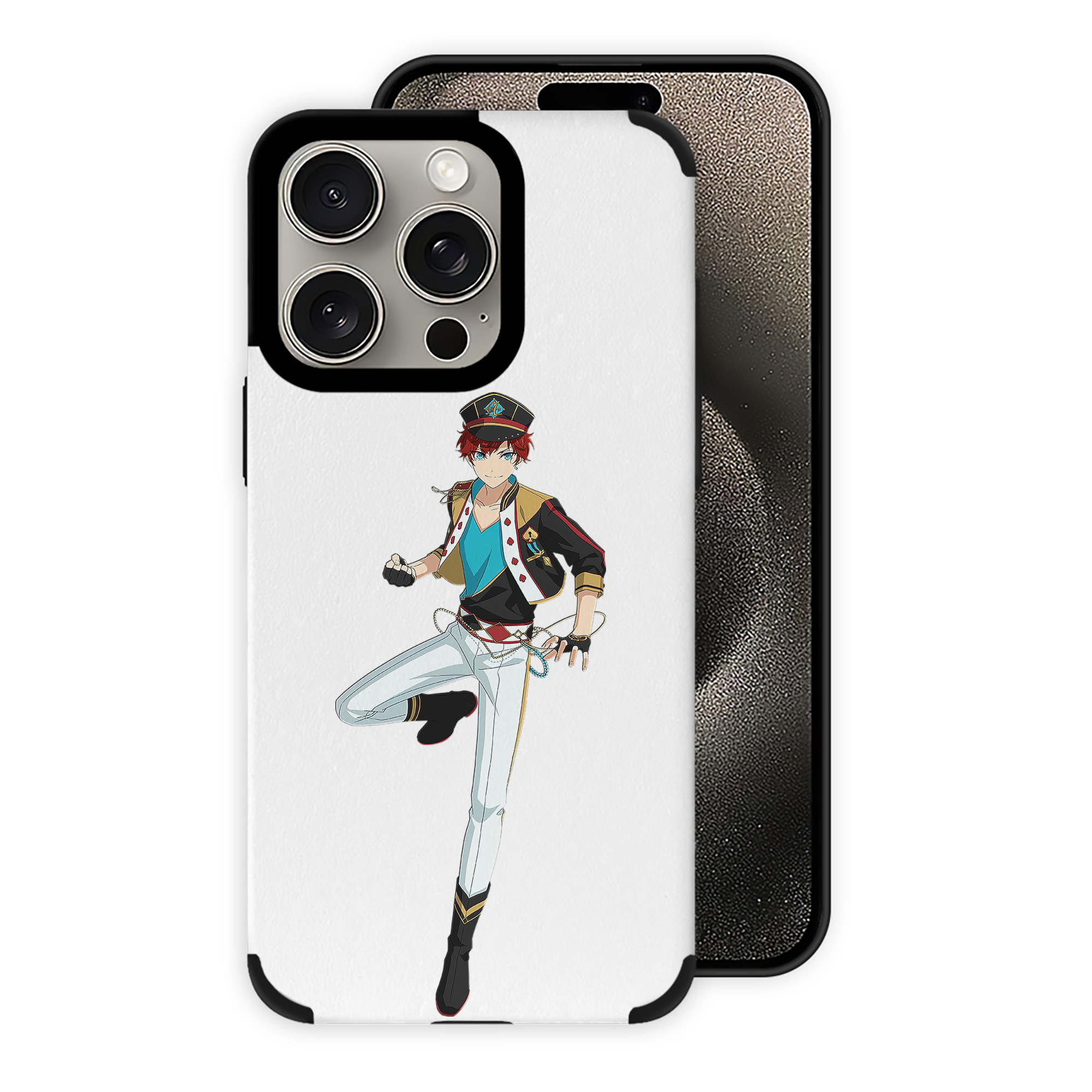 （画像用） あんさんぶるスターズ! Ensemble Stars 【iPhone15ProMax対応】 PUレザー スマホケース 耐衝撃＆黄変防止