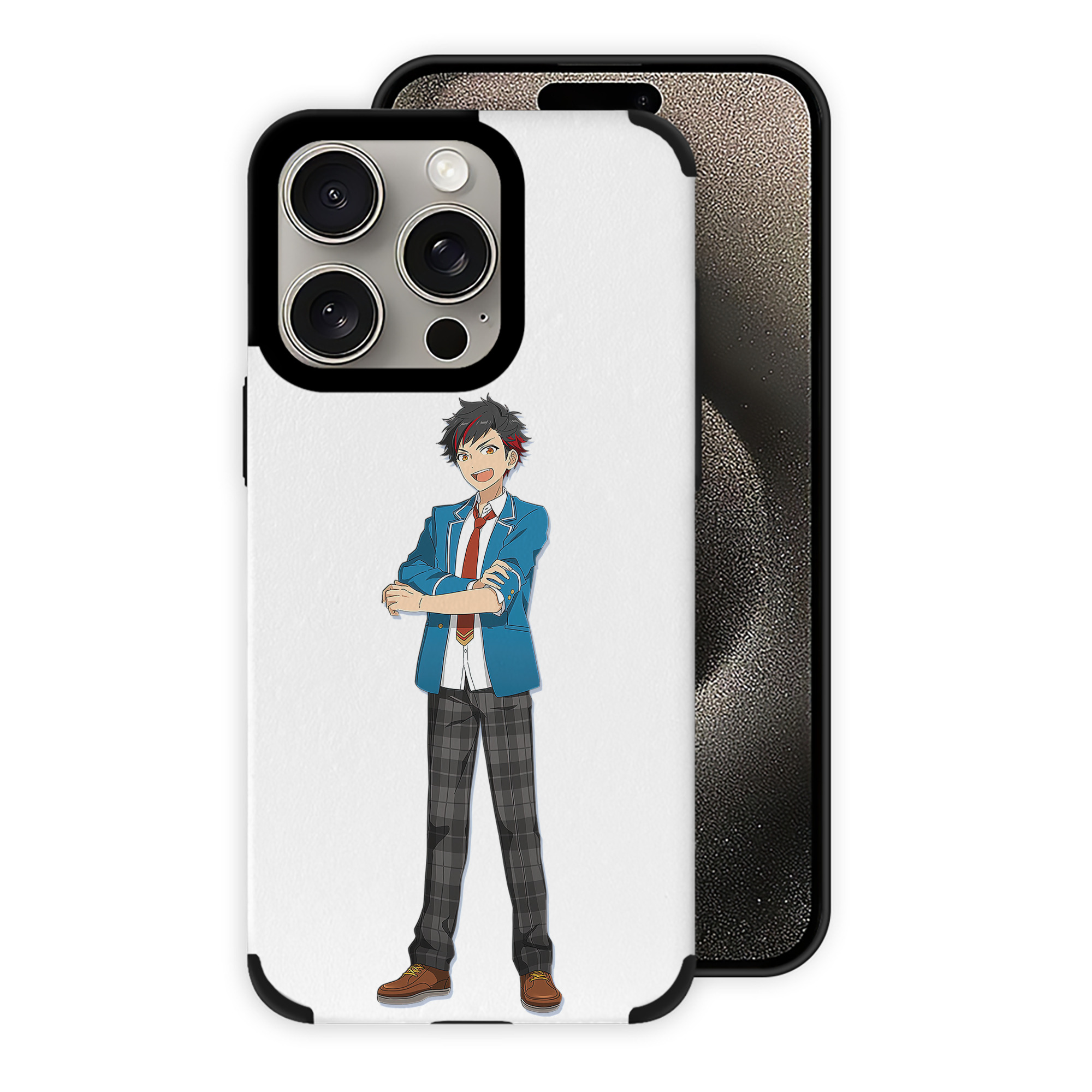 （画像用） あんさんぶるスターズ! Ensemble Stars 【iPhone15ProMax対応】 PUレザー スマホケース 耐衝撃＆黄変防止