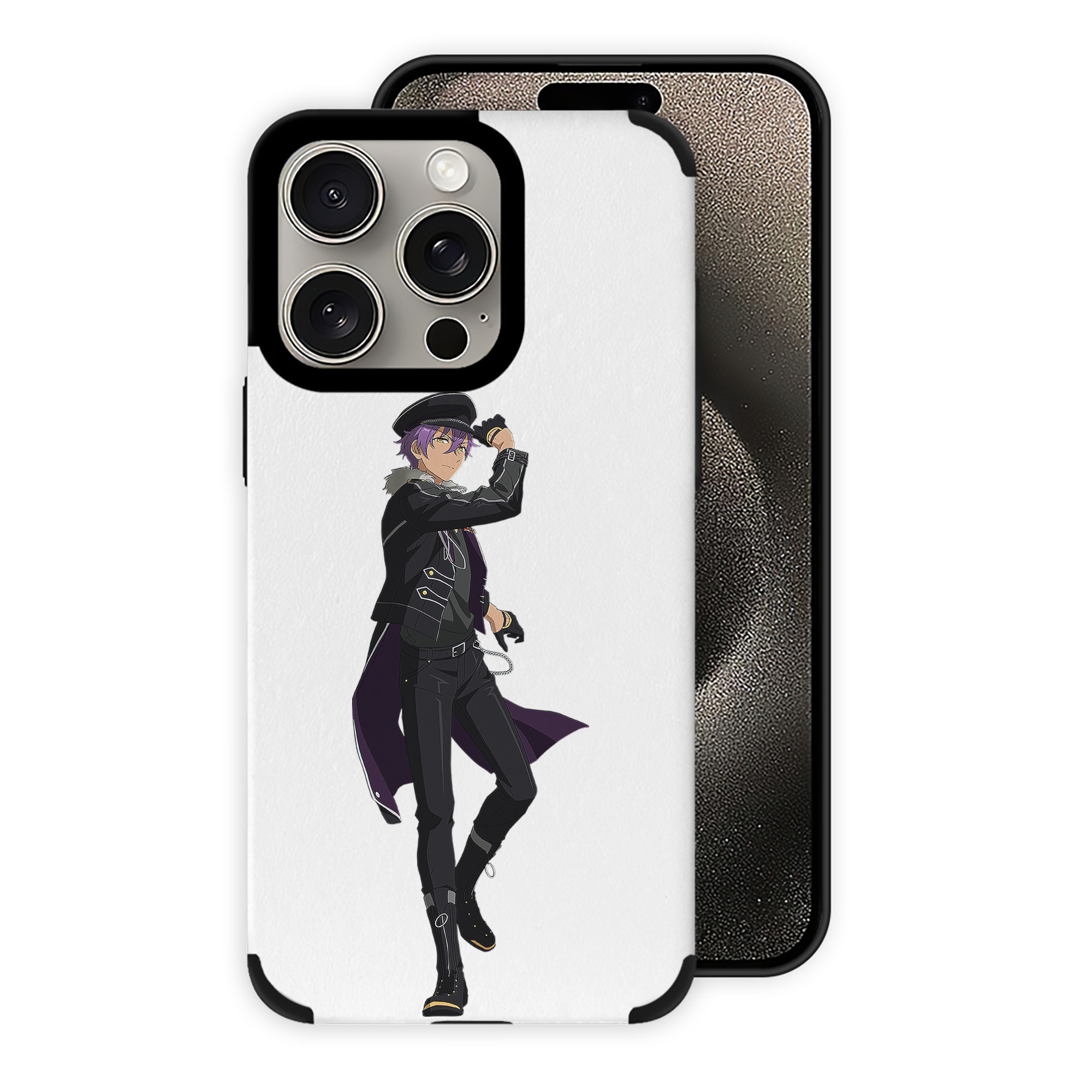 （画像用） あんさんぶるスターズ! Ensemble Stars 【iPhone15ProMax対応】 PUレザー スマホケース 耐衝撃＆黄変防止
