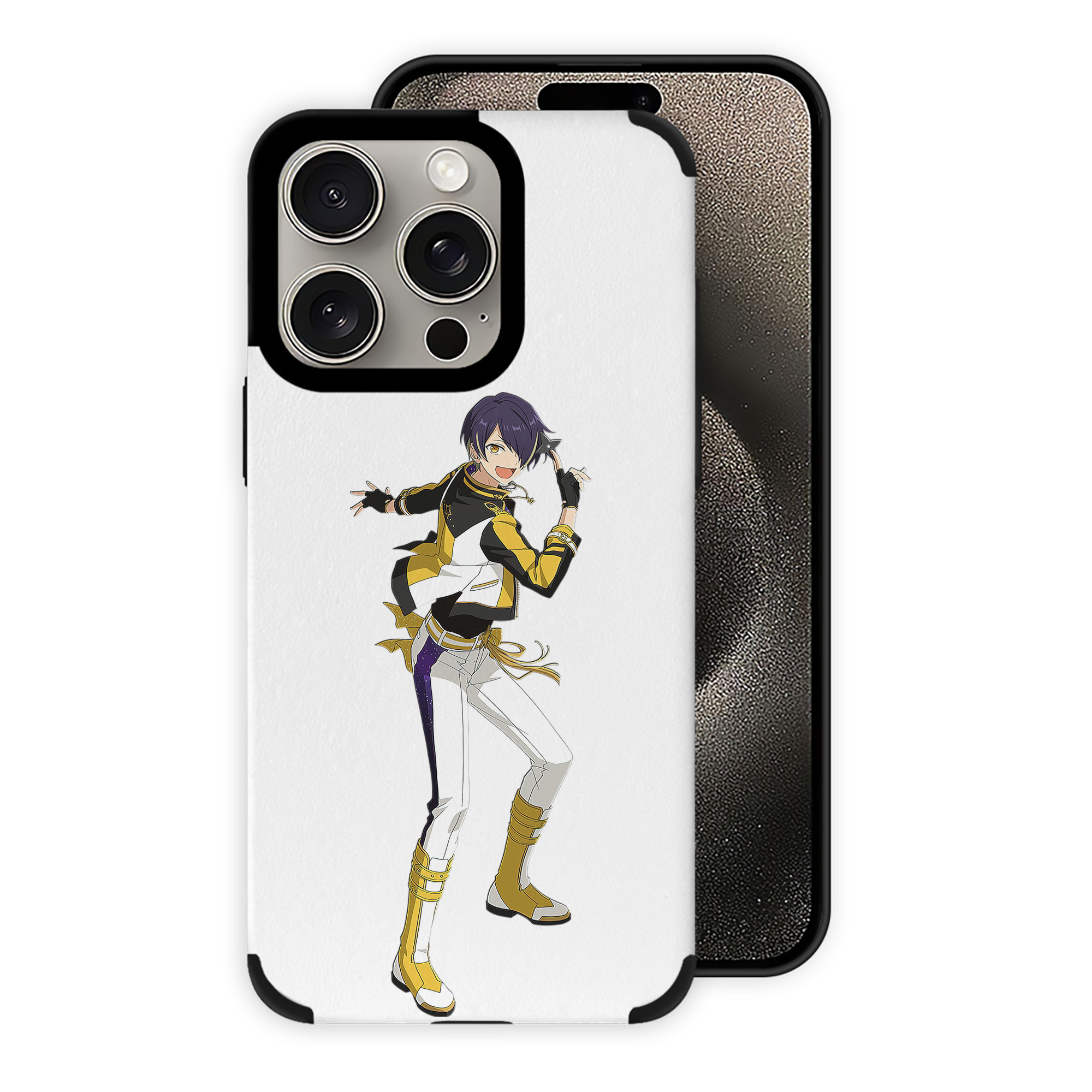 （画像用） あんさんぶるスターズ! Ensemble Stars 【iPhone15ProMax対応】 PUレザー スマホケース 耐衝撃＆黄変防止