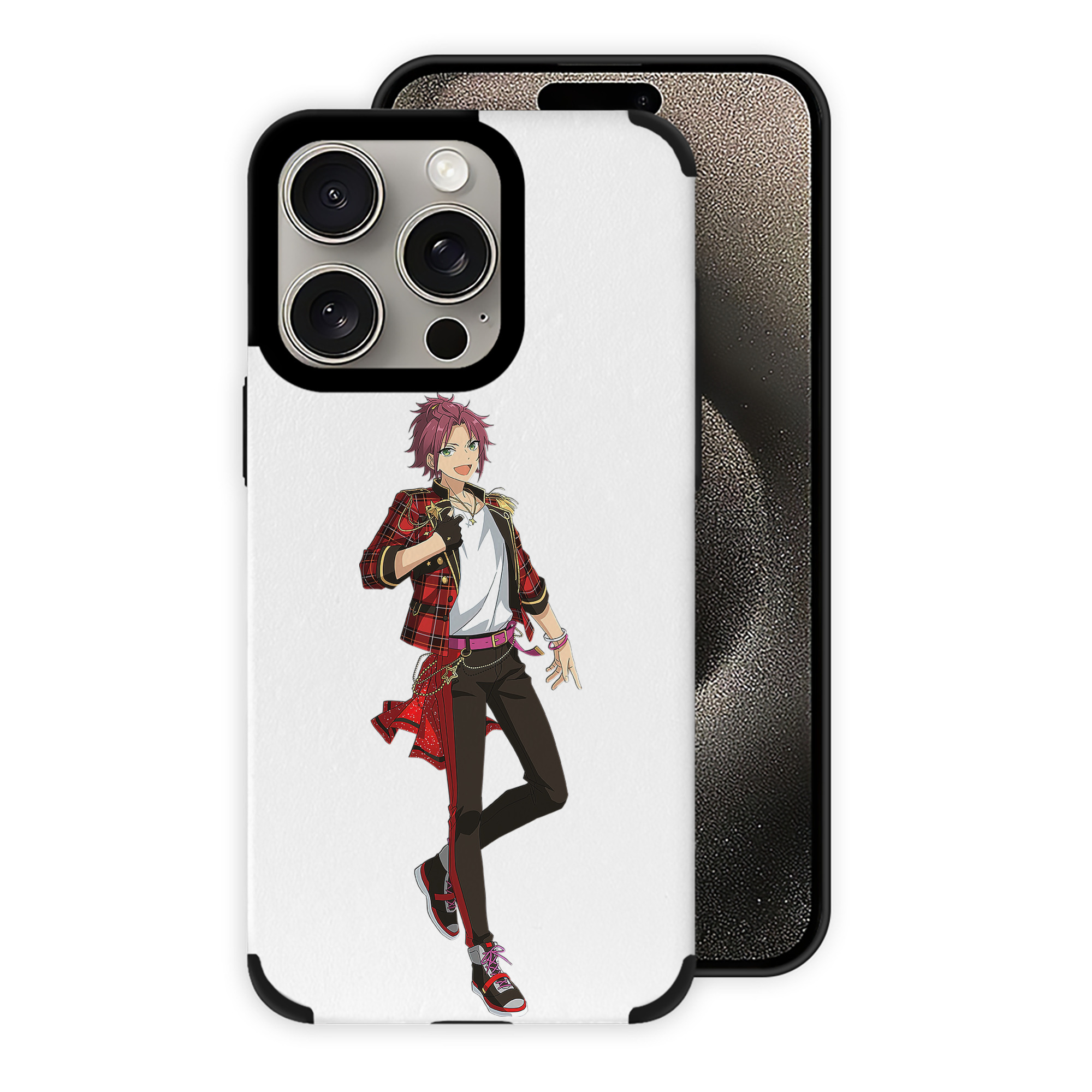 （画像用） あんさんぶるスターズ! Ensemble Stars 【iPhone15ProMax対応】 PUレザー スマホケース 耐衝撃＆黄変防止