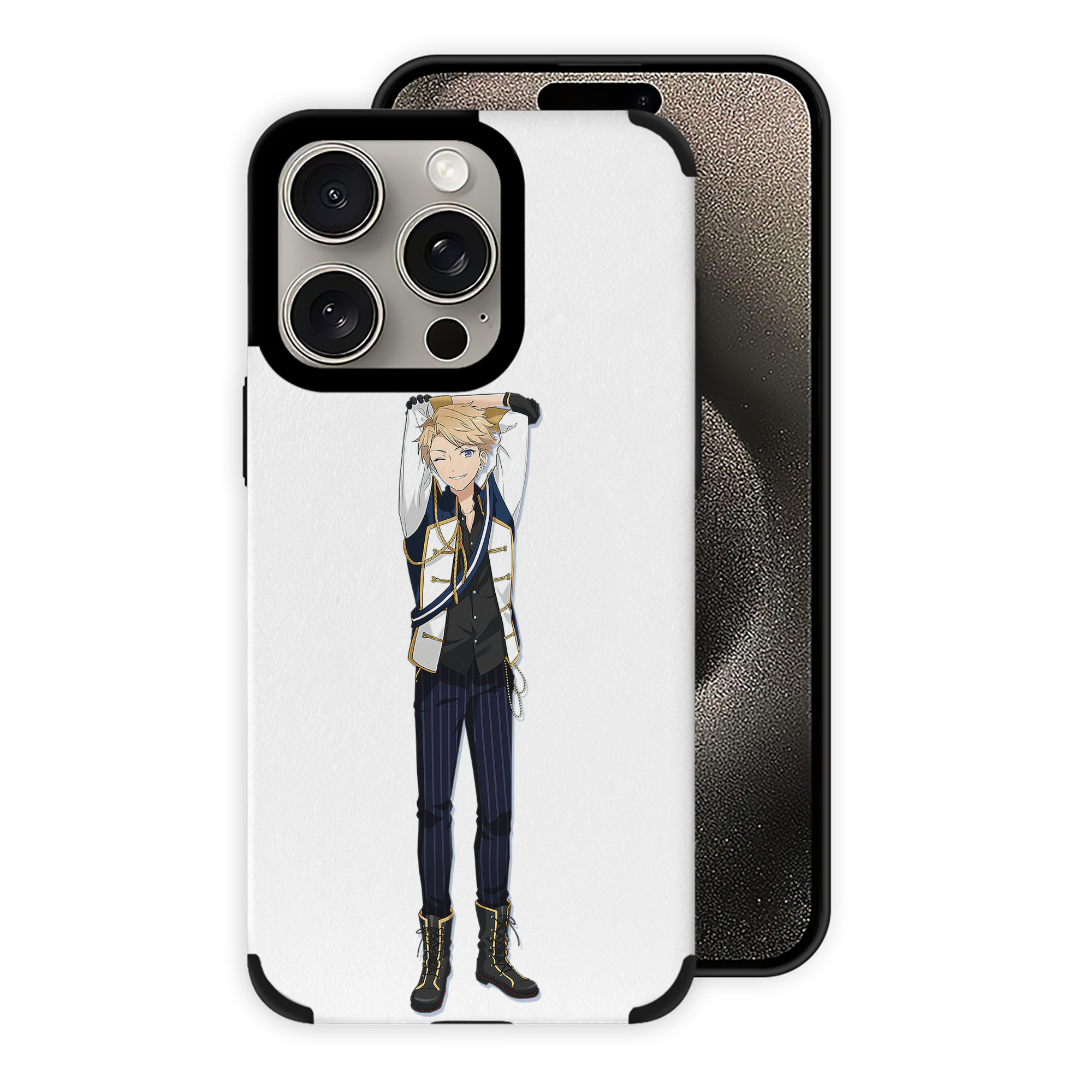 （画像用） あんさんぶるスターズ! Ensemble Stars 【iPhone15ProMax対応】 PUレザー スマホケース 耐衝撃＆黄変防止